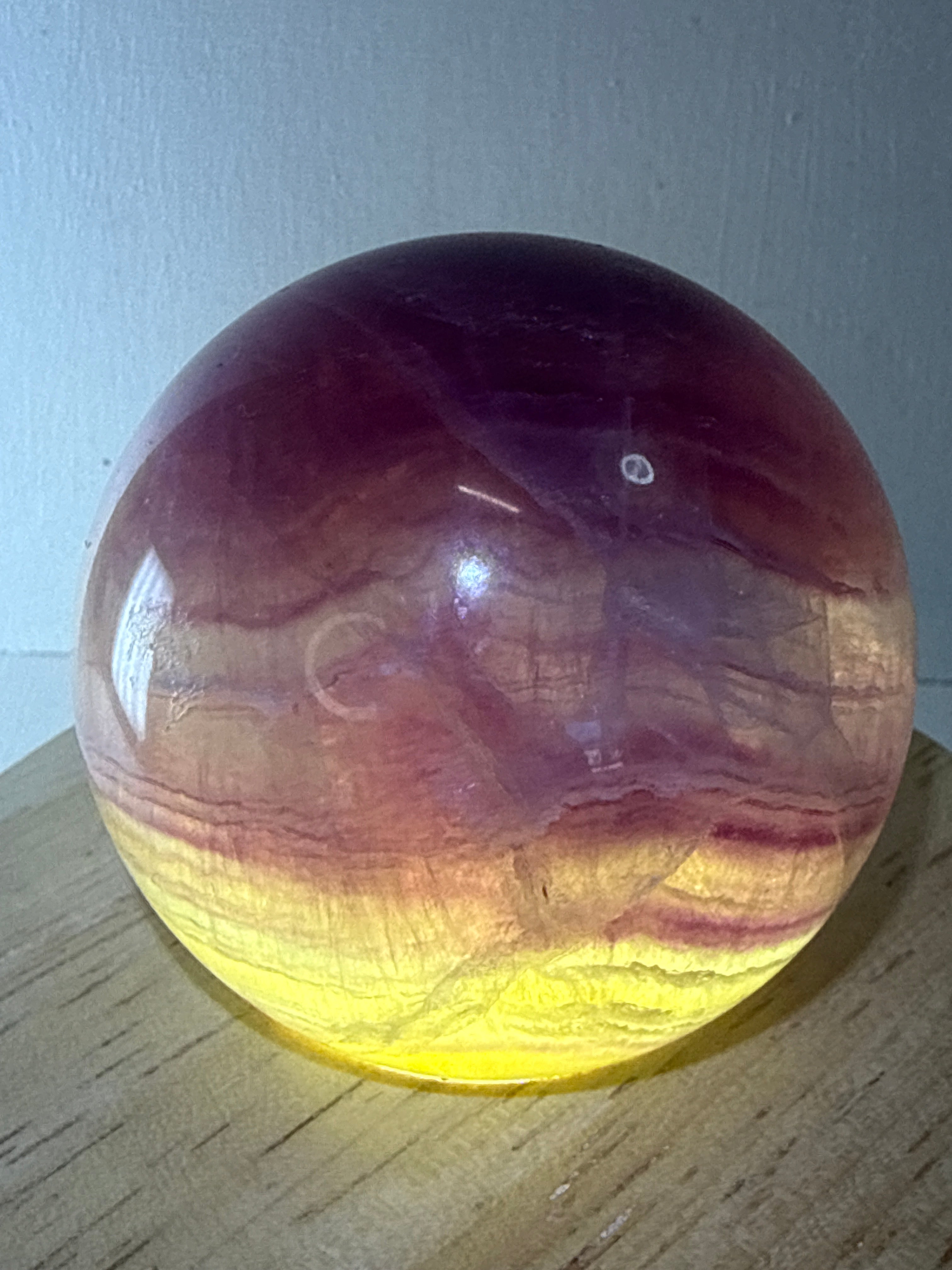 Silky Fluorite Sphere