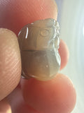 Skeleton Sunstone & Moonstone Carved Pixue Pendant