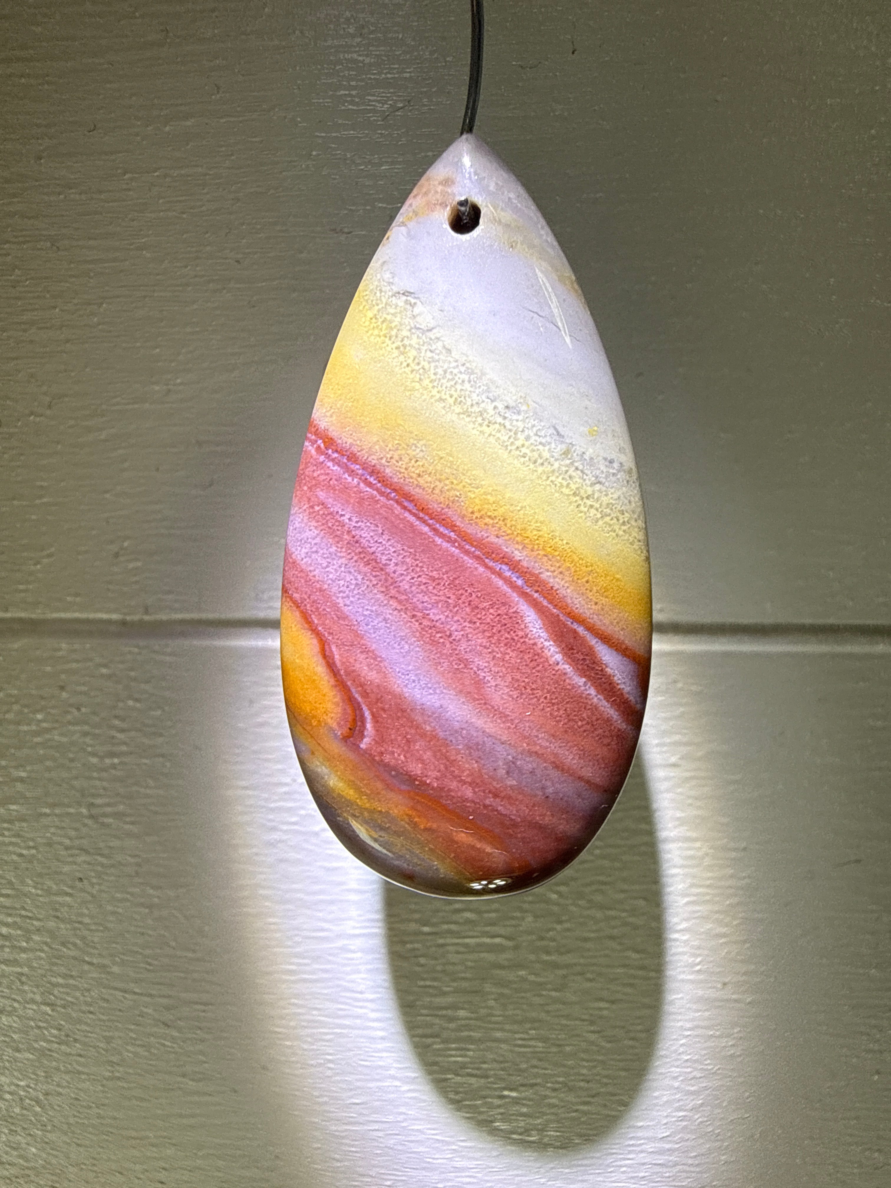 Mexican Lace Agate Pendant