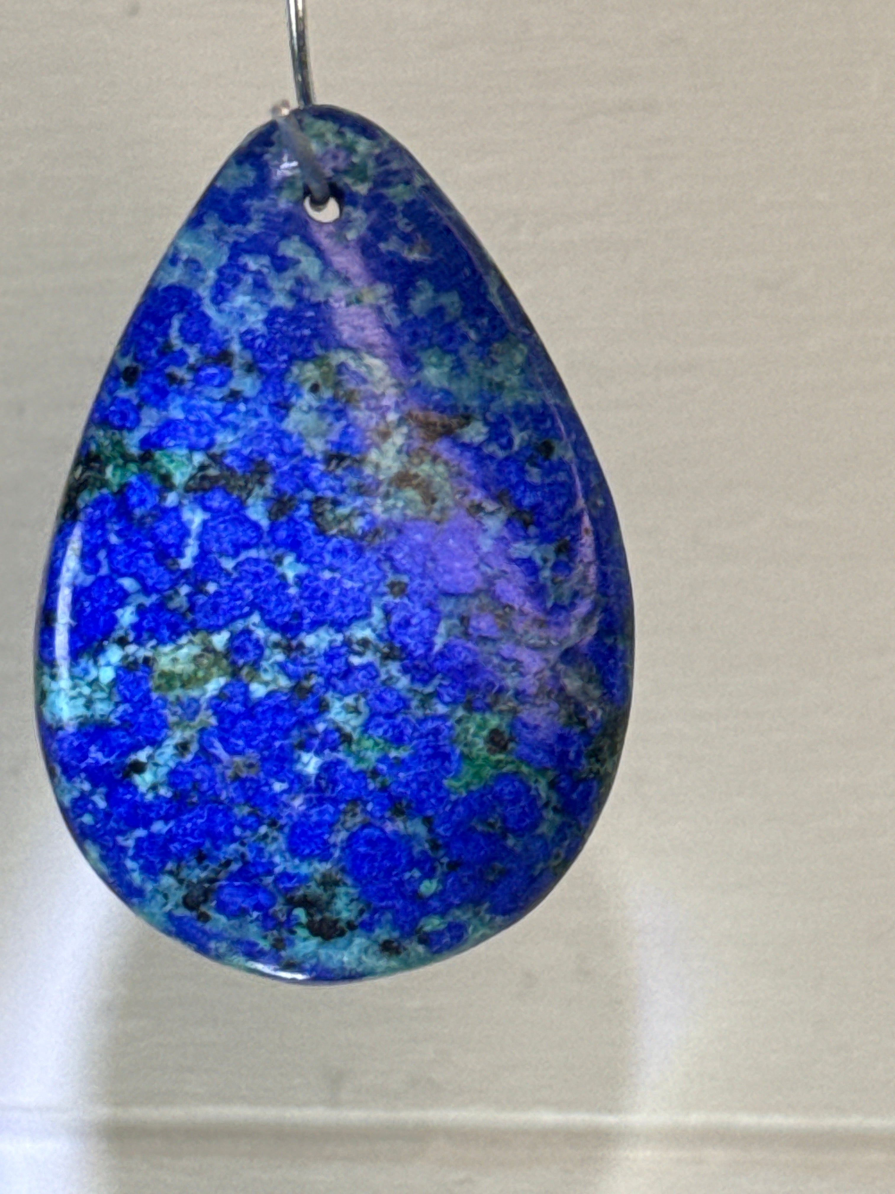 Azurite and Chrysocolla Pendant