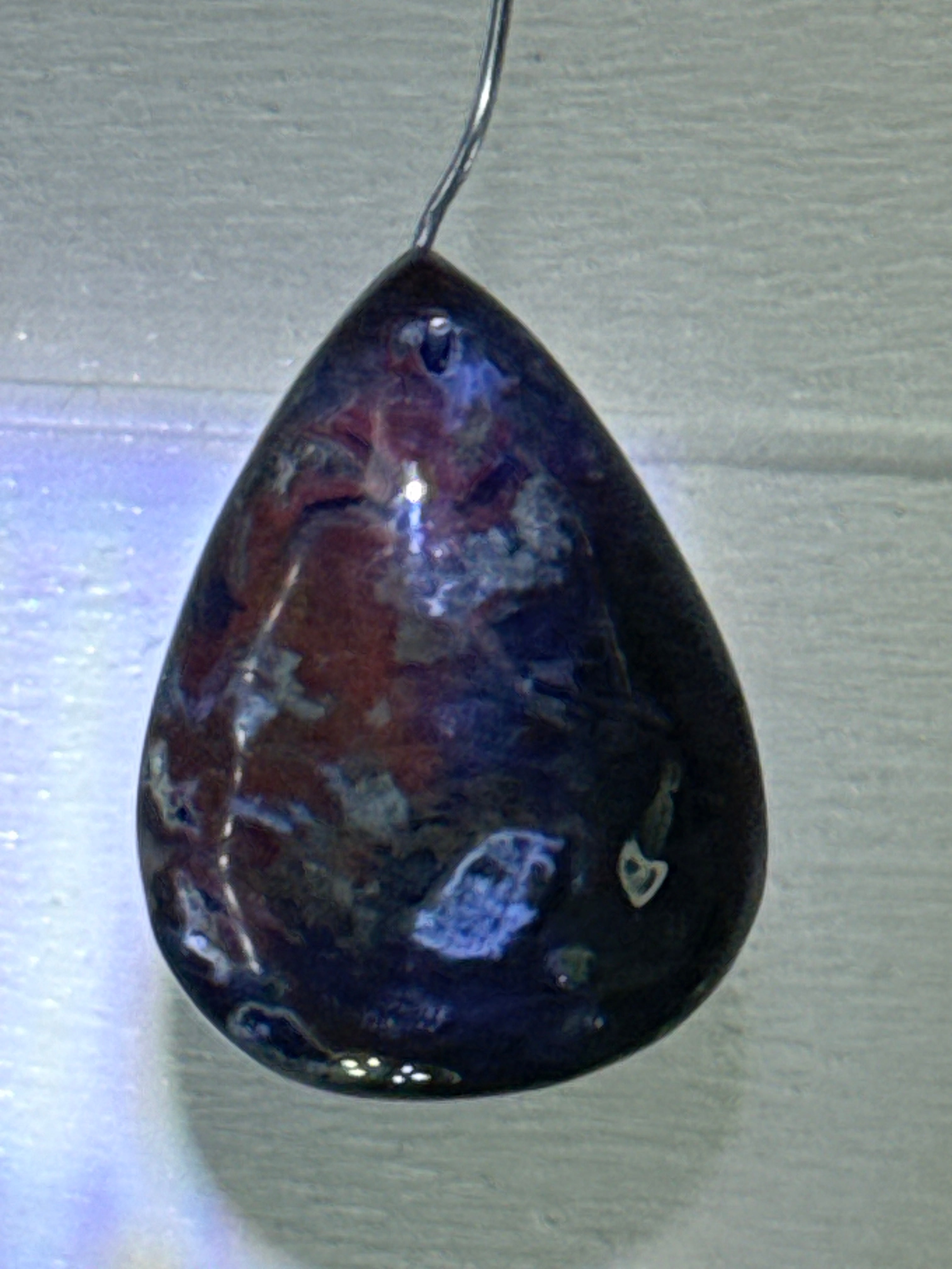 Ocean Jasper with Moss Agate Pendant