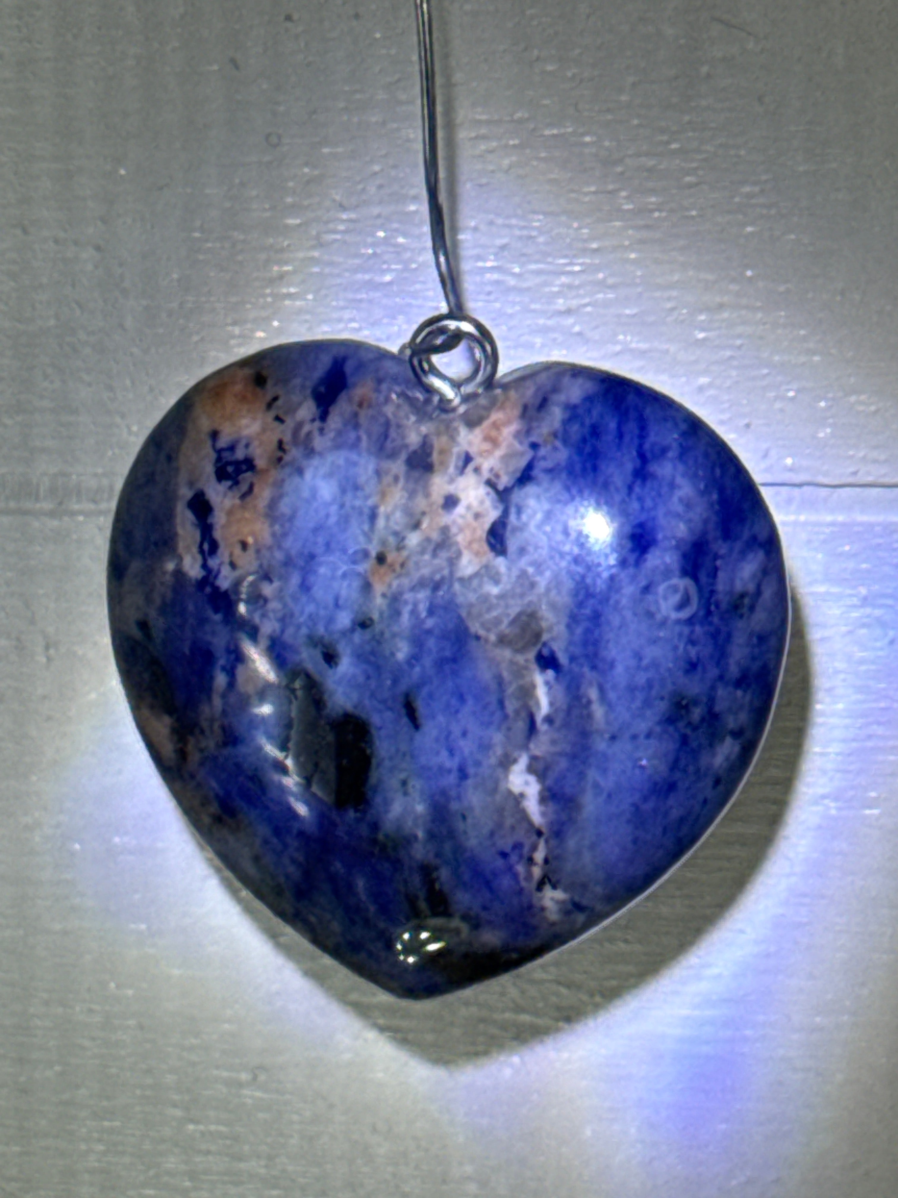 Sodalite Heart Pendant