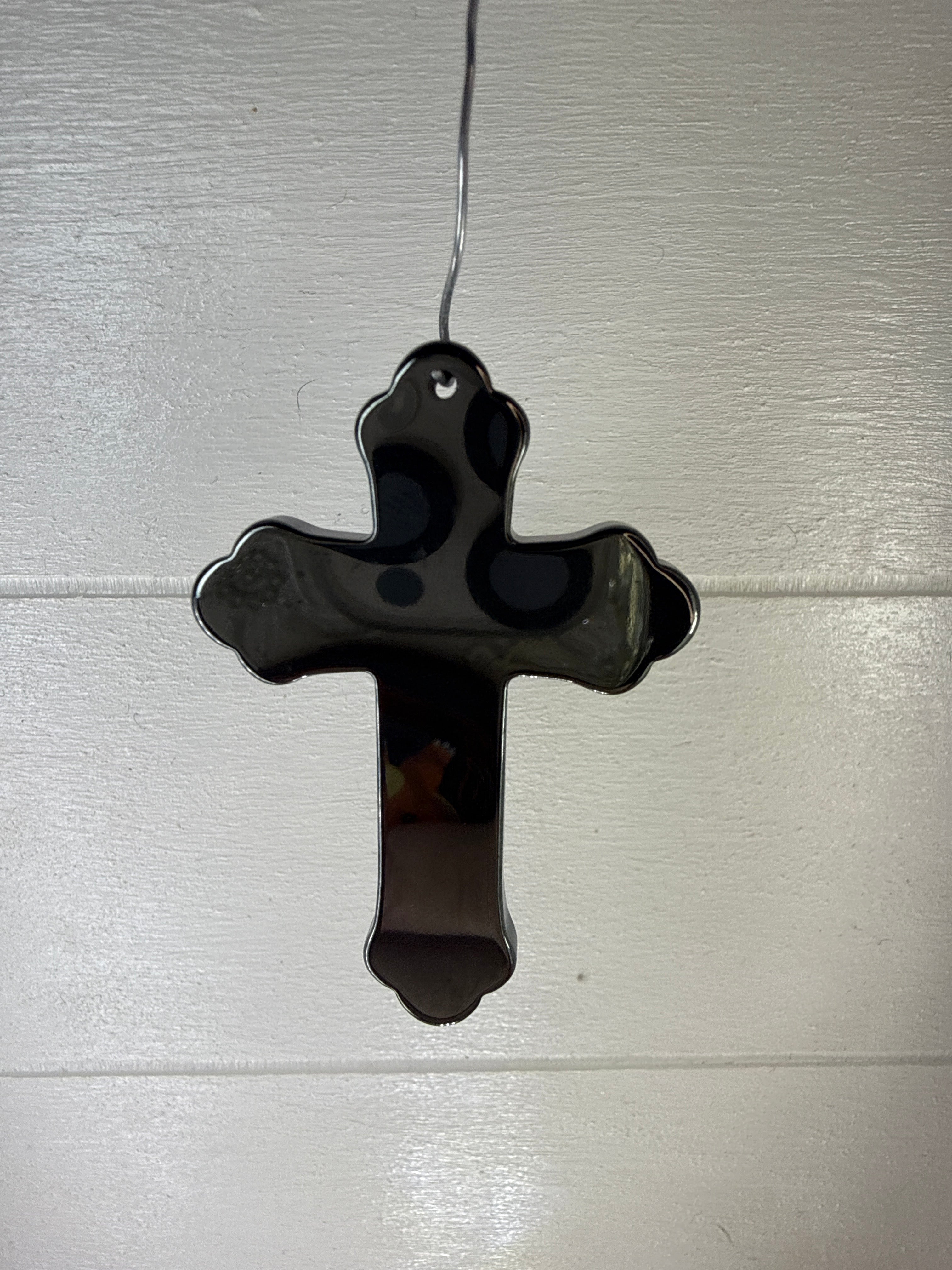 Hematite Cross Pendant
