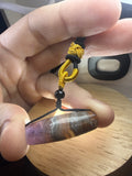 Amethyst with Mexican Lace Agate Pendant
