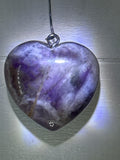Amethyst Heart Pendant