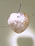 Flower Agate Heart Pendant