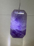 Faceted Dream Amethyst Pendant