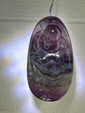 Carved Fluorite Buddah Pendant