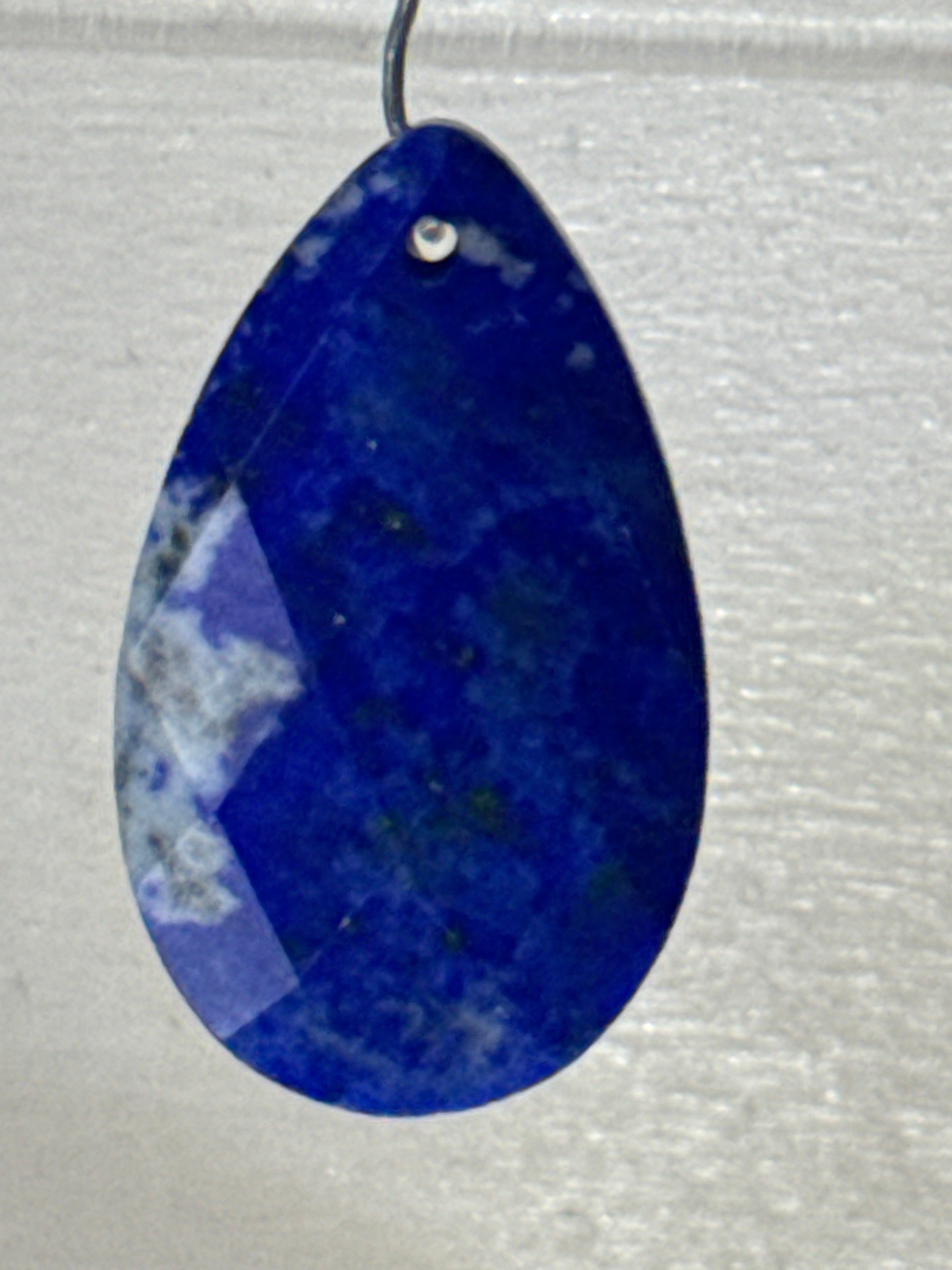 Faceted Lapis Lazuli Pendant