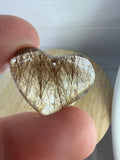 Copper Rutile Heart Pendant