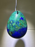 Azurite & Malacholla Pendant