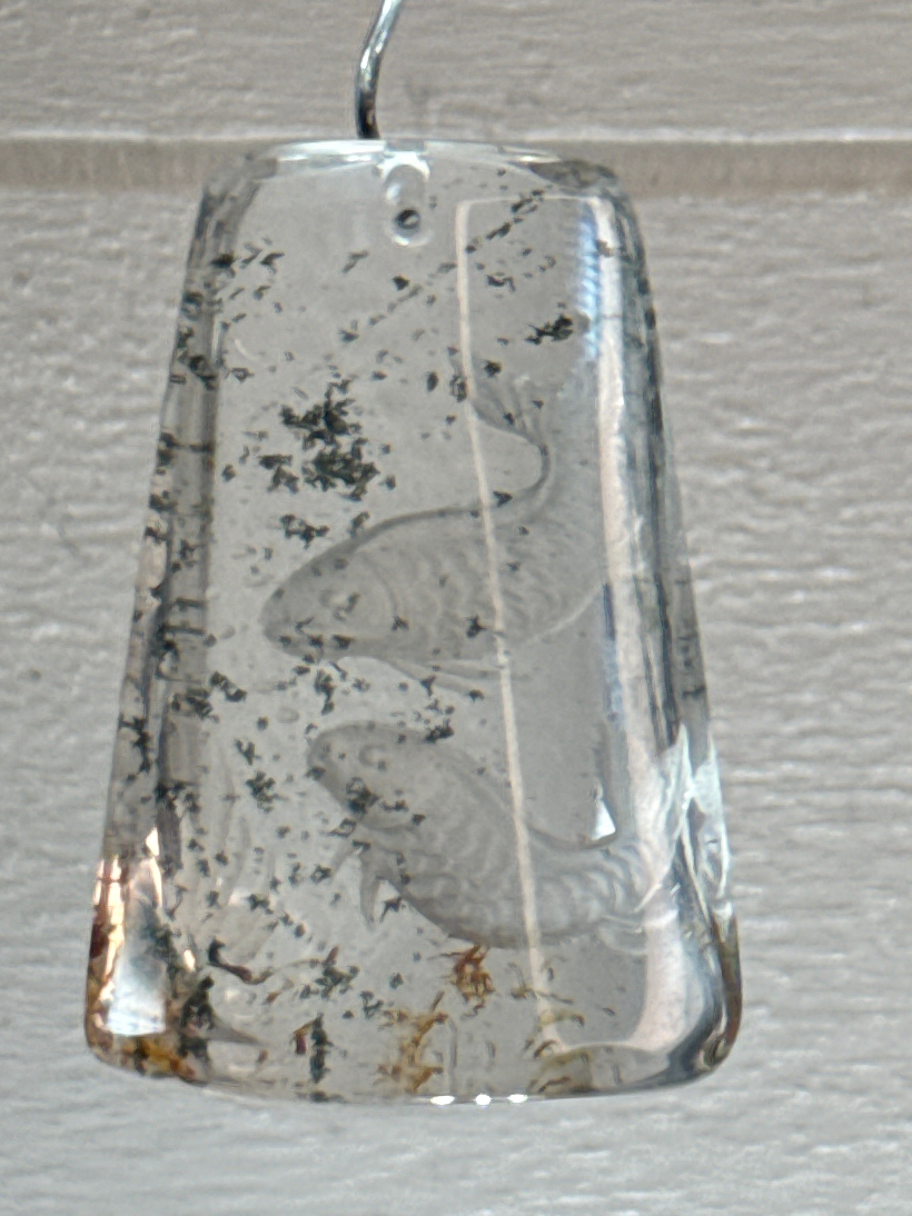 Carved Koi Fish Pendant