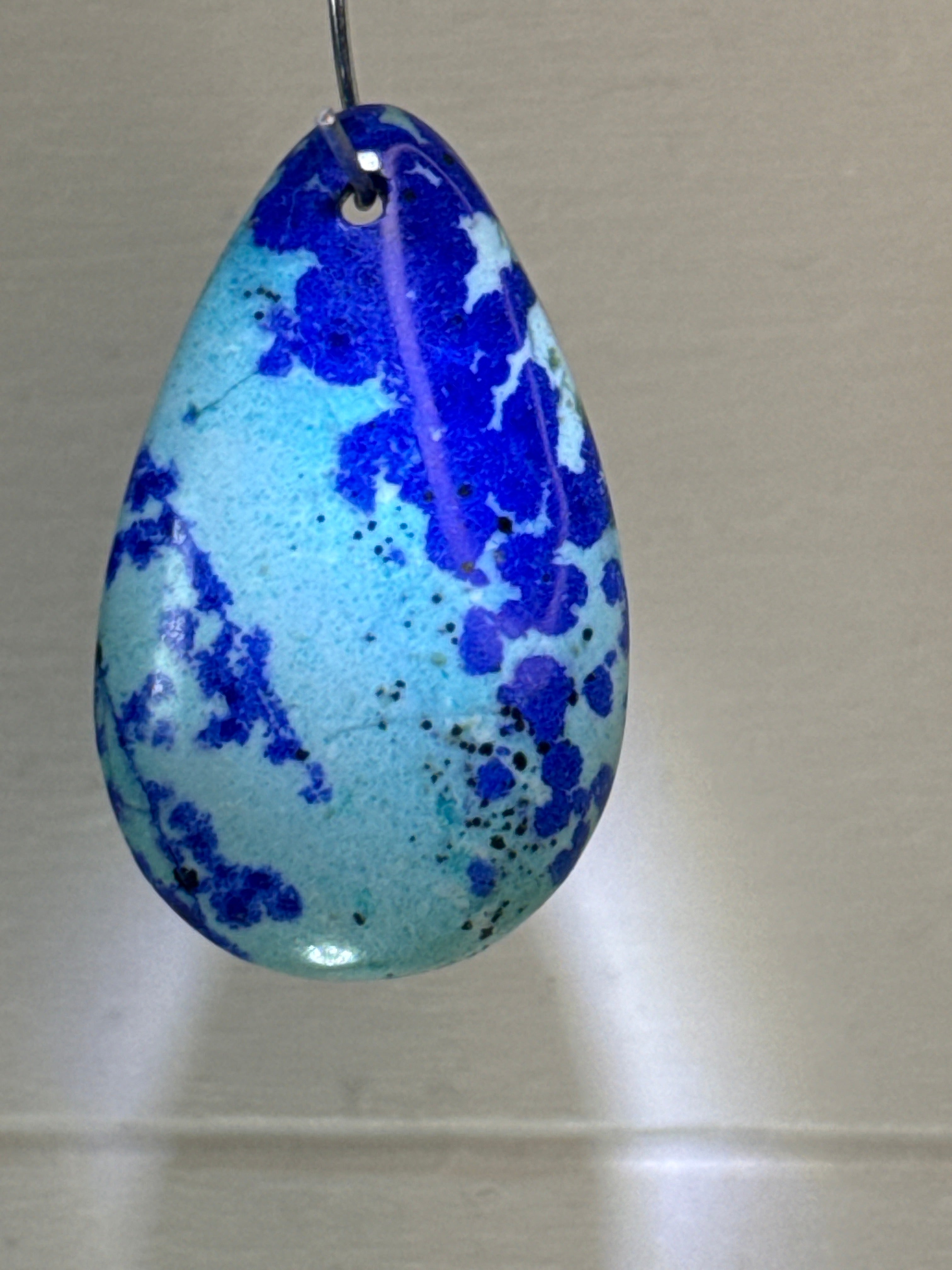 Azurite and Chrysocolla Pendant
