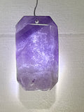Faceted Dream Amethyst Pendant