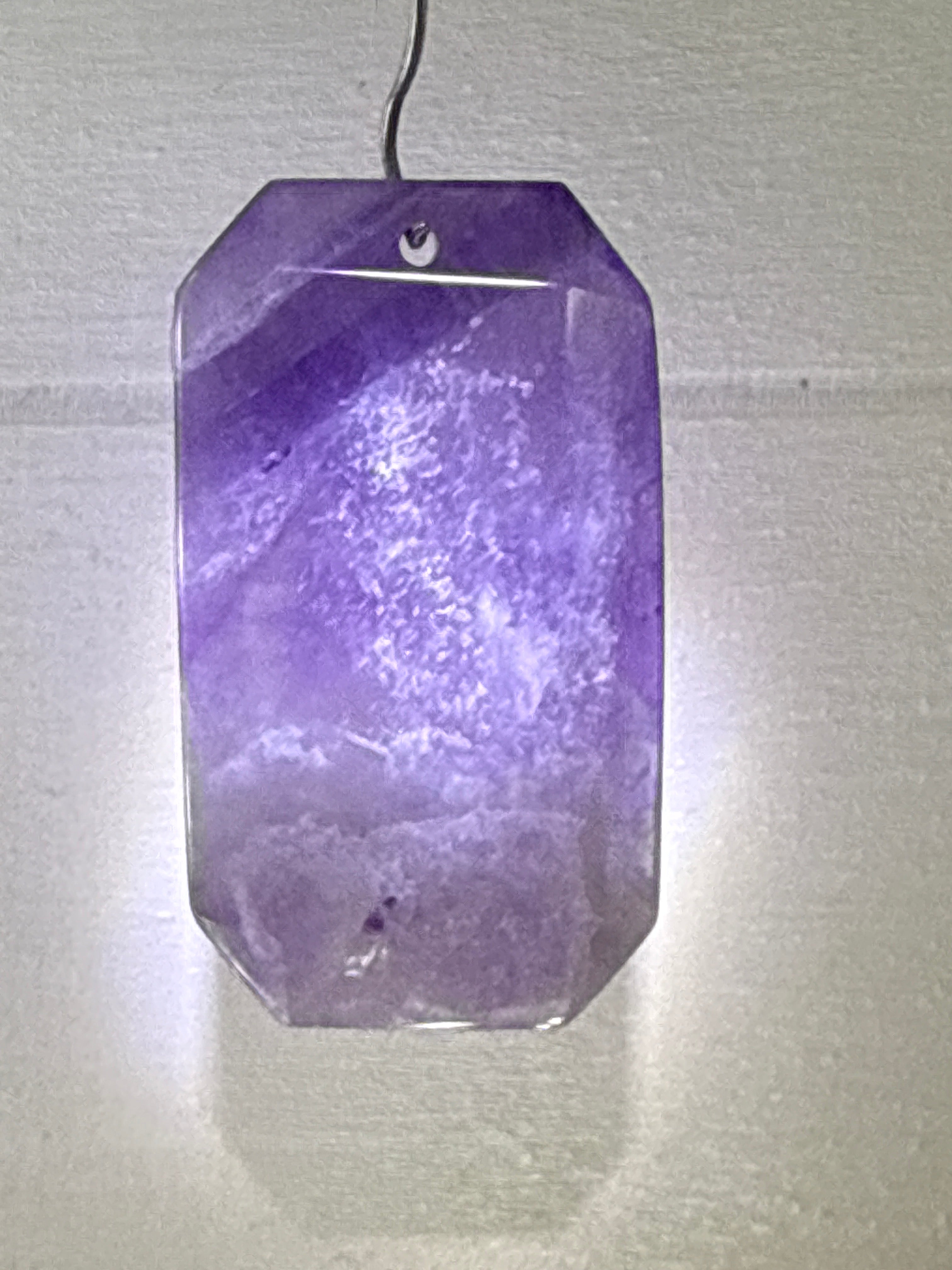 Faceted Dream Amethyst Pendant