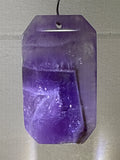 Faceted Dream Amethyst Pendant