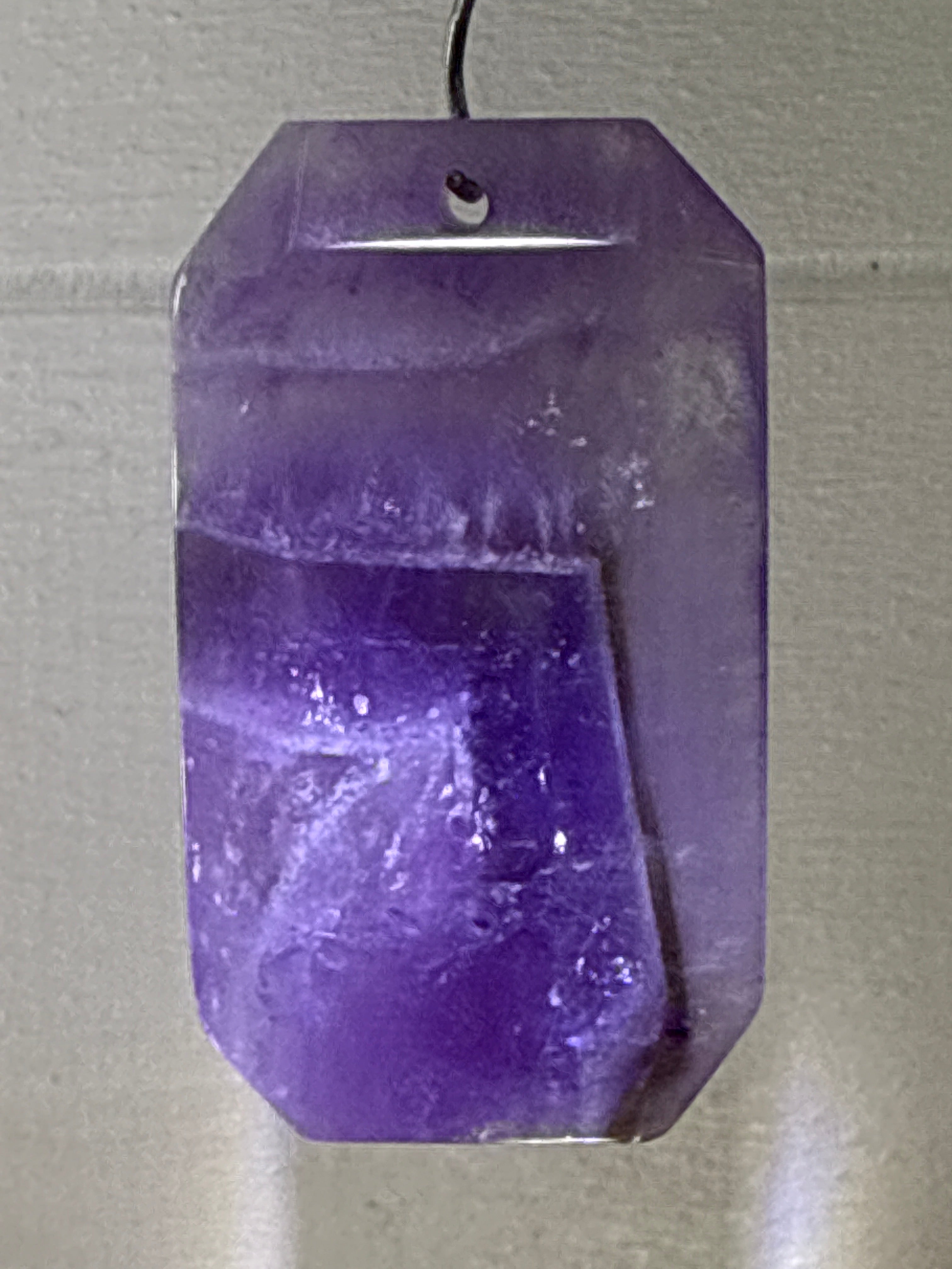 Faceted Dream Amethyst Pendant