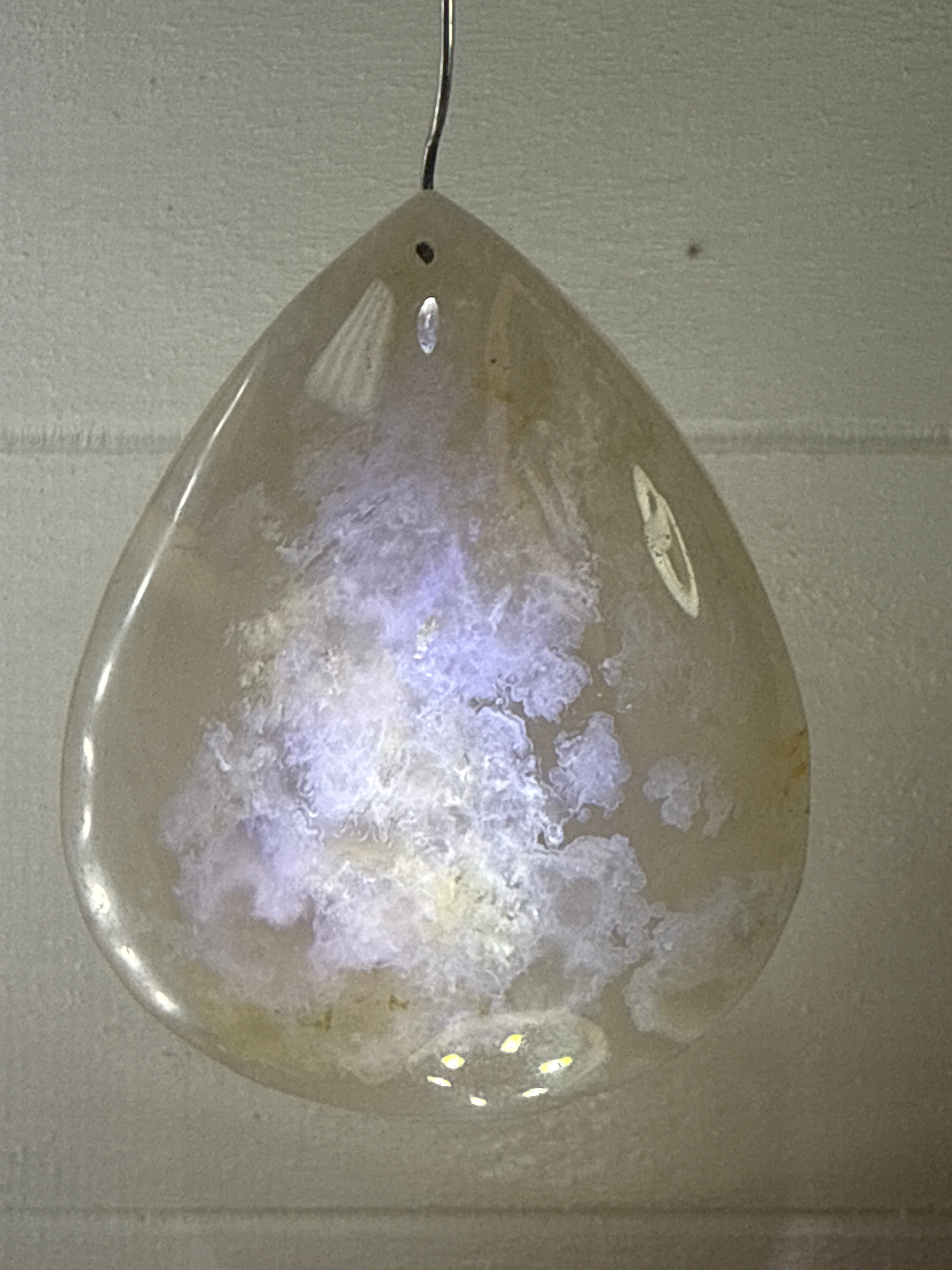 Flower Agate Pendant
