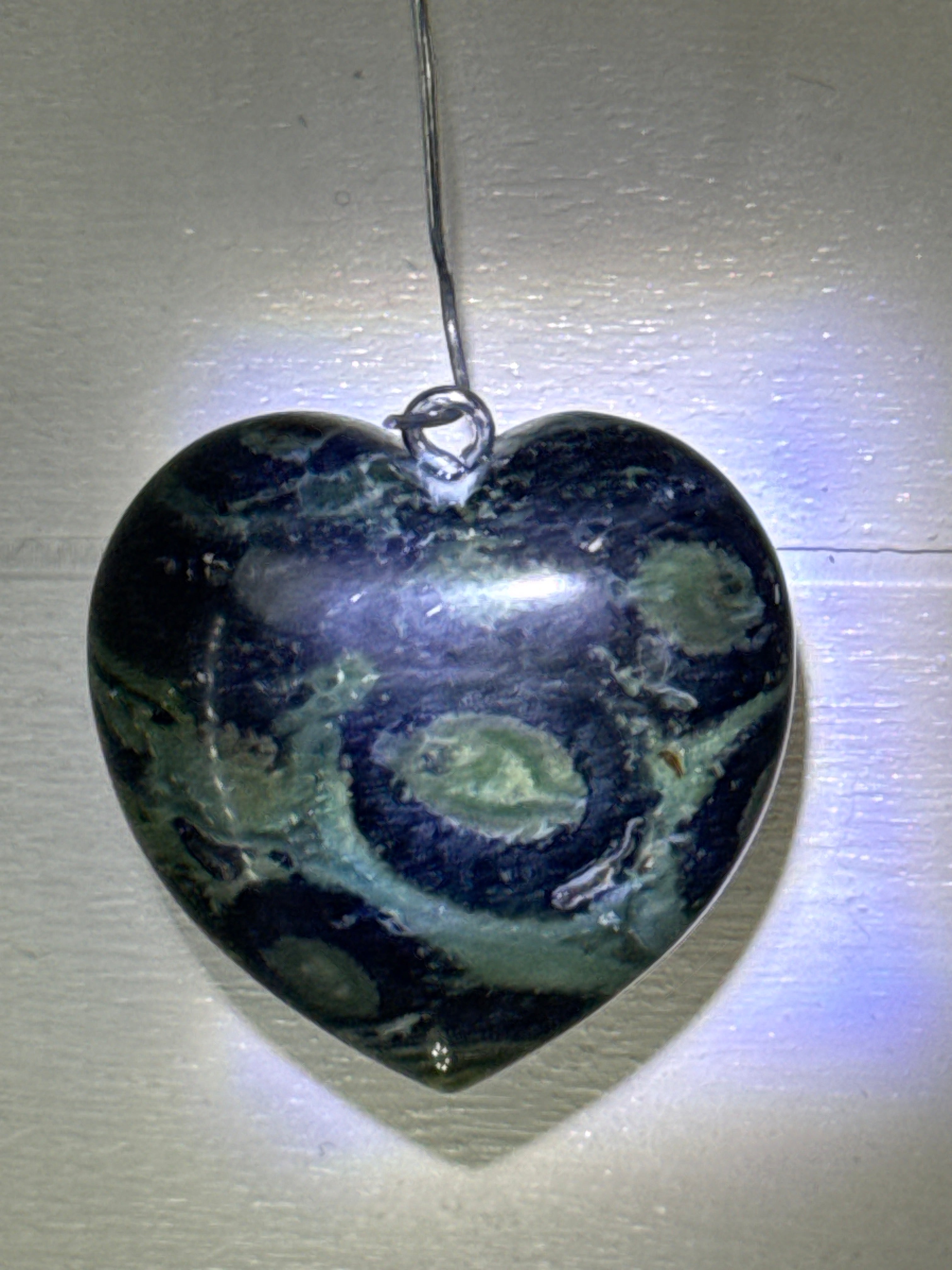 Kambaba Jasper Heart Pendant
