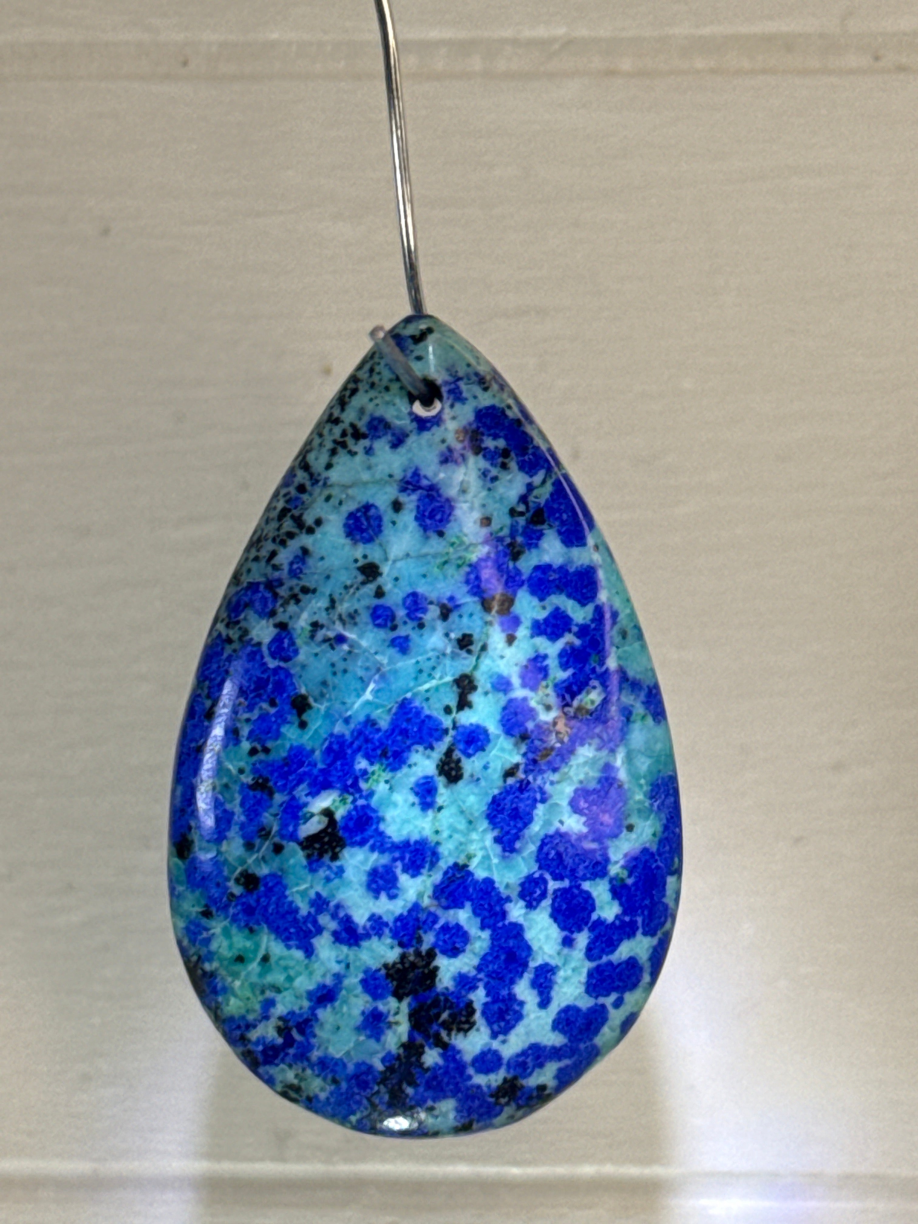 Azurite and Chrysocolla Pendant