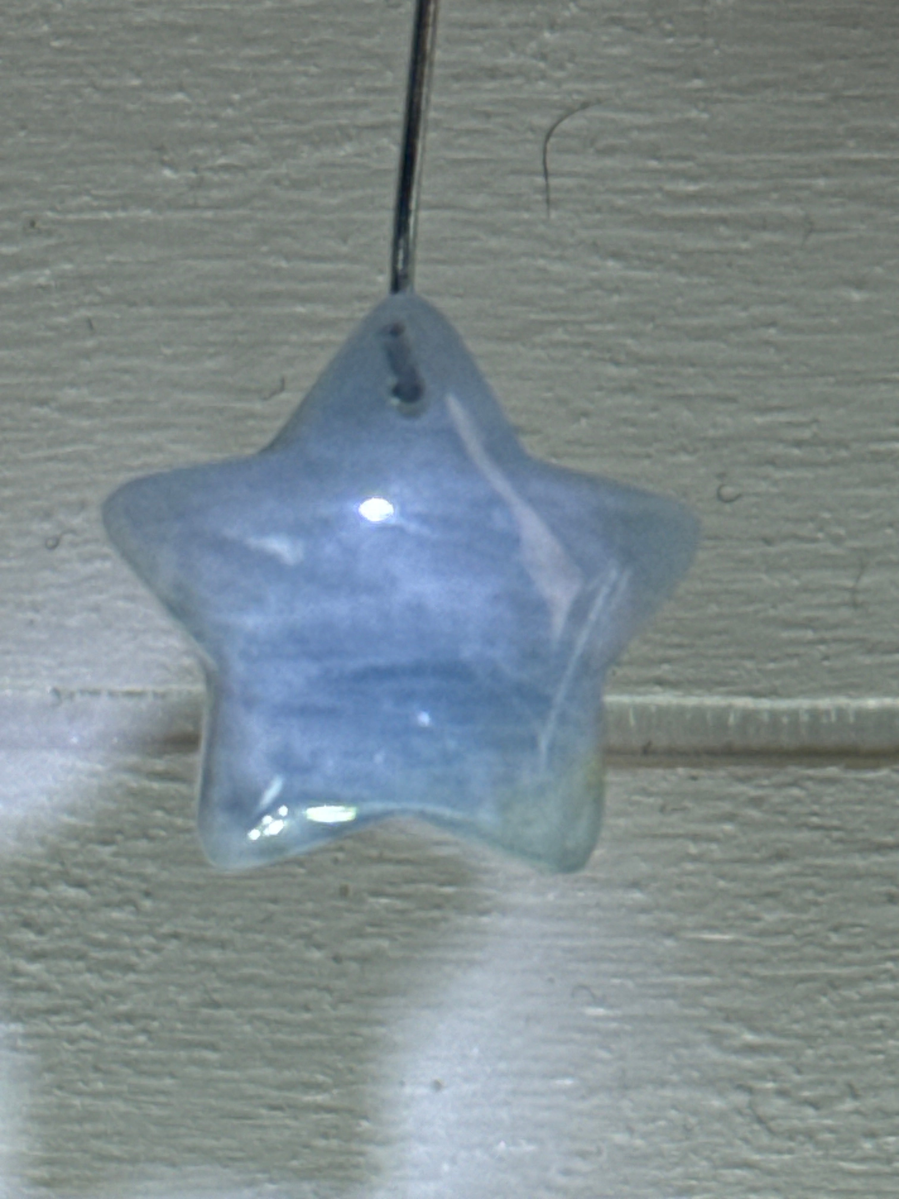 Aquamarine Star Pendant