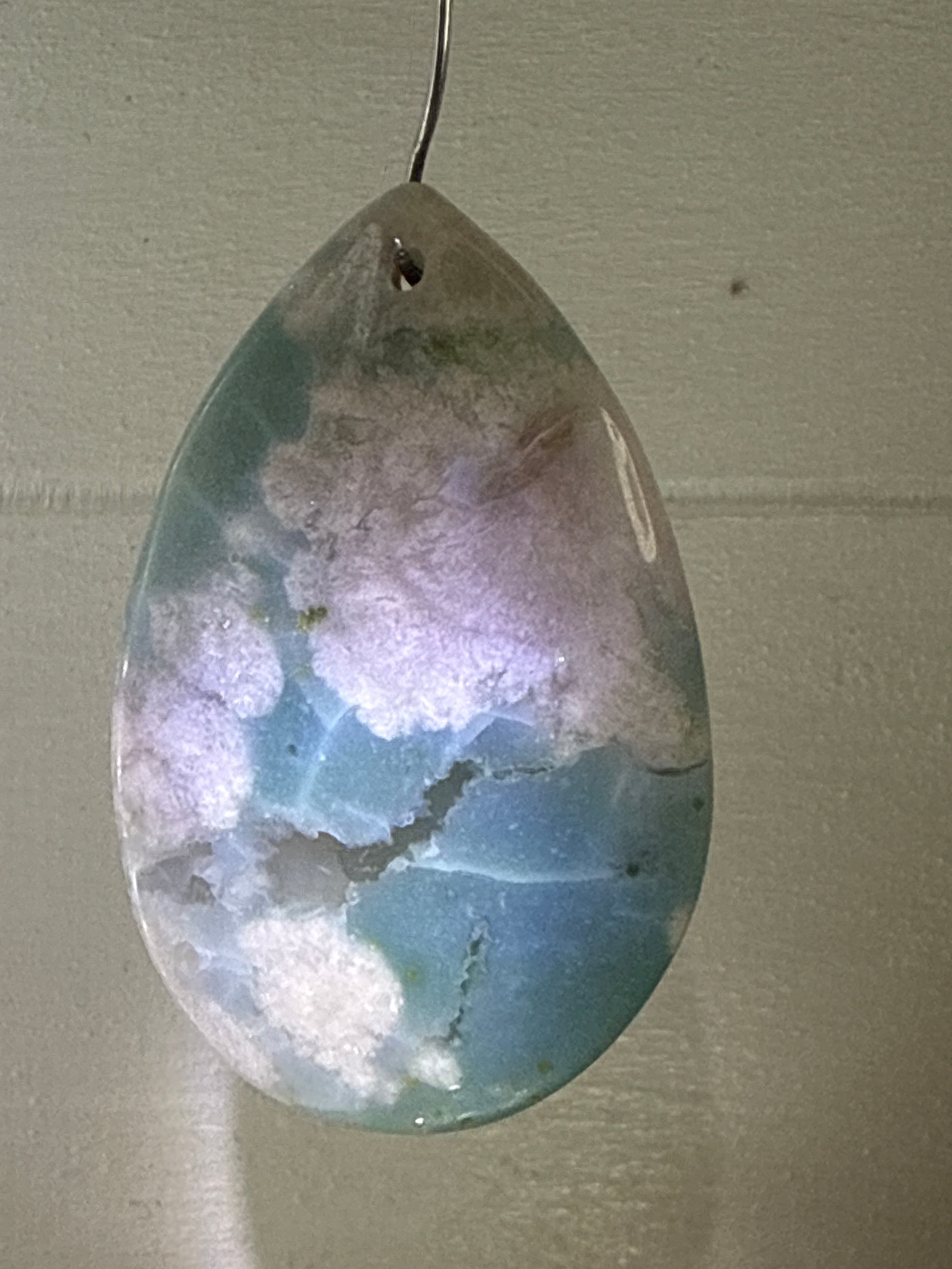 Flower Agate Pendant