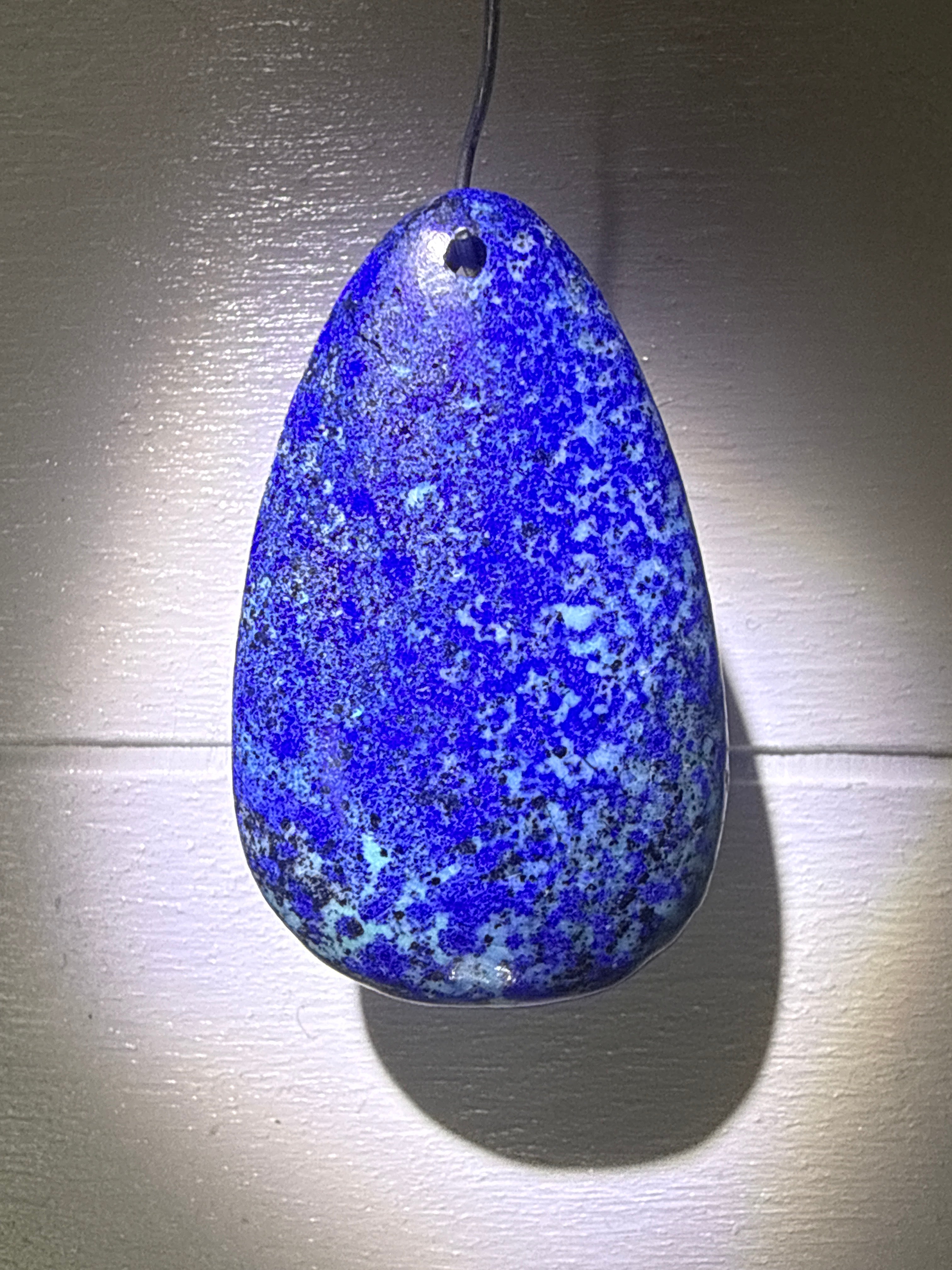 Azurite and Chrysocolla Pendant