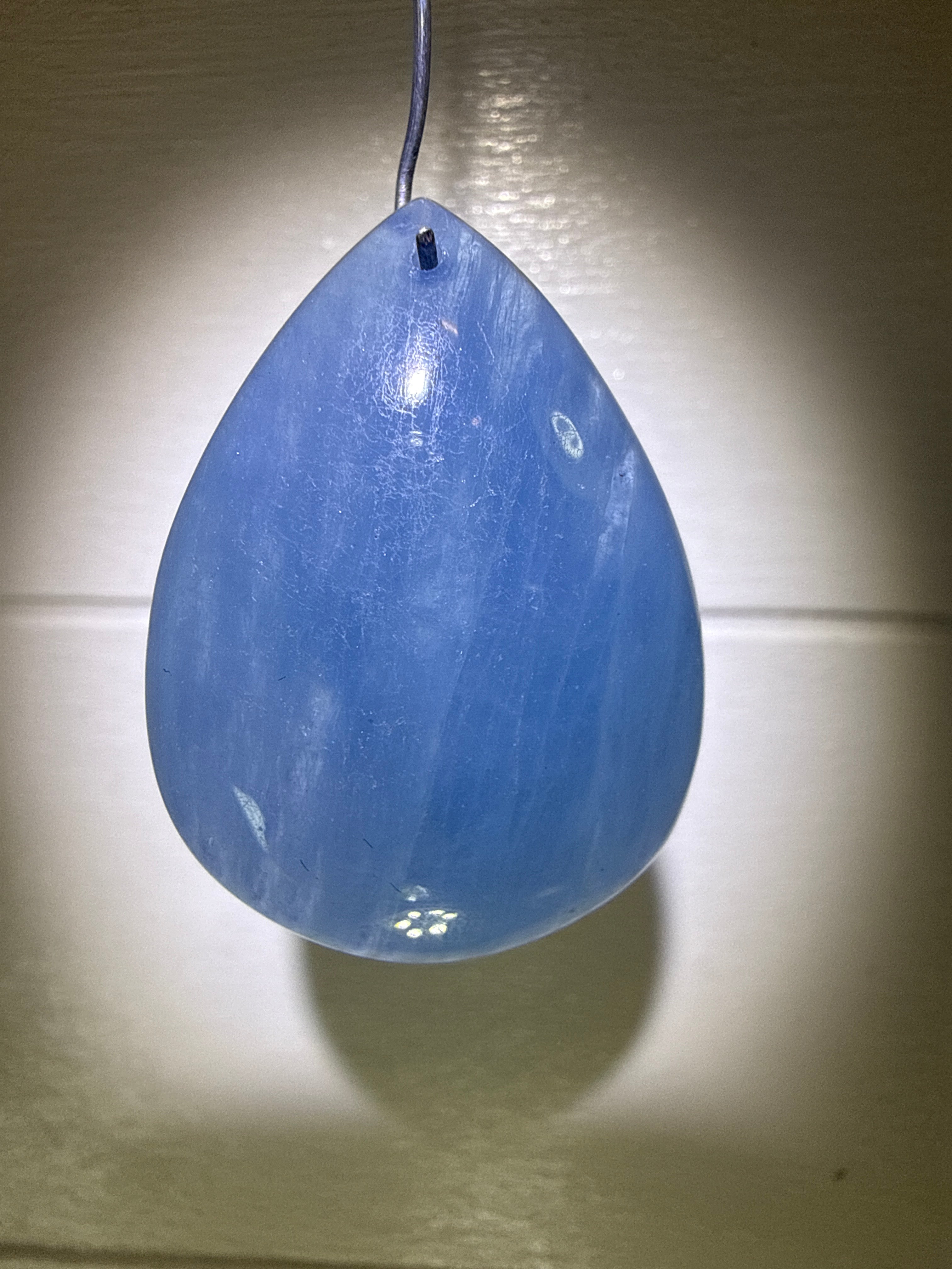 Aquamarine Teardrop Pendant