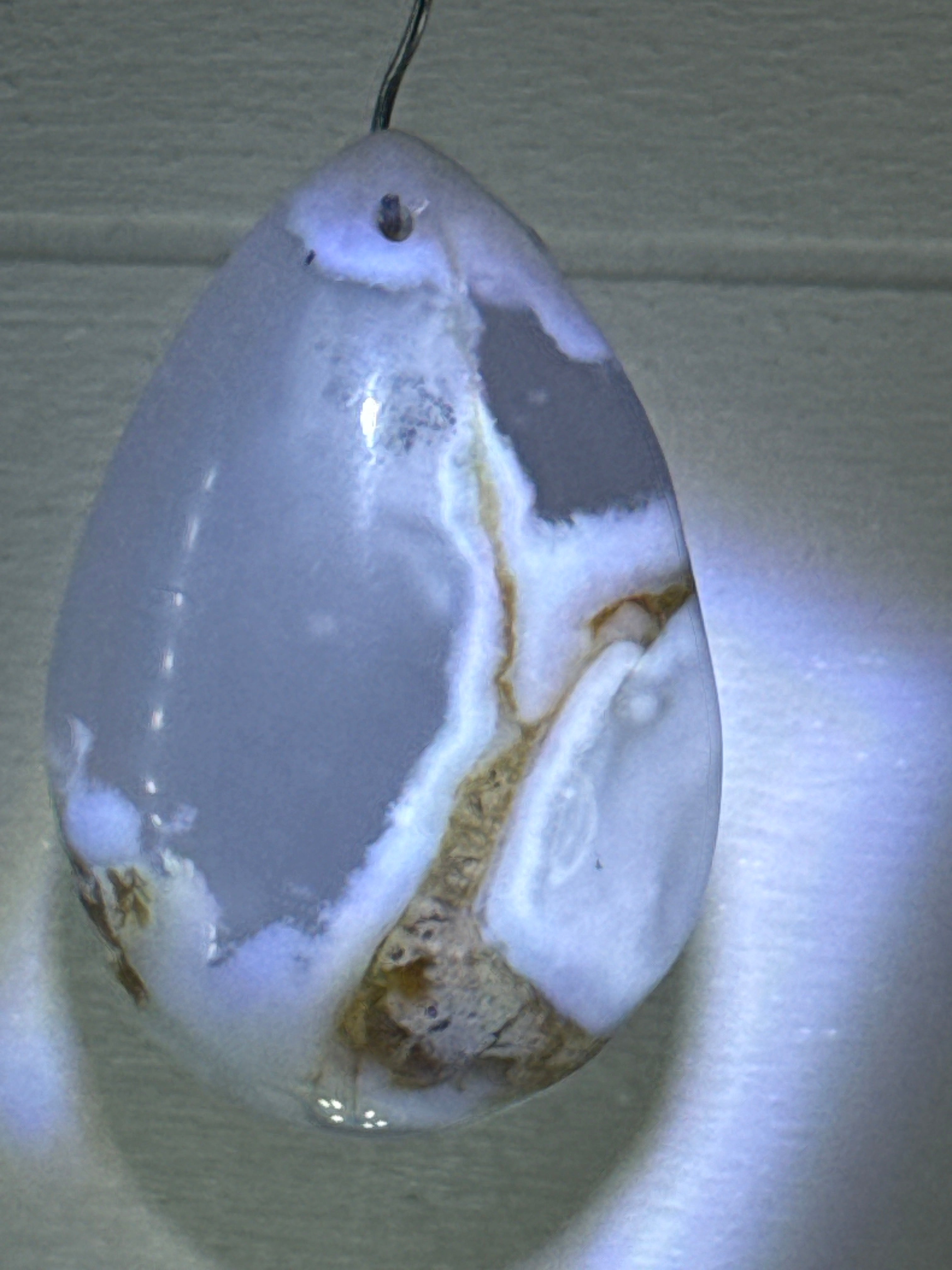 Snowflake Agate Pendant
