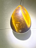 Gold Tigers Eye Pendant