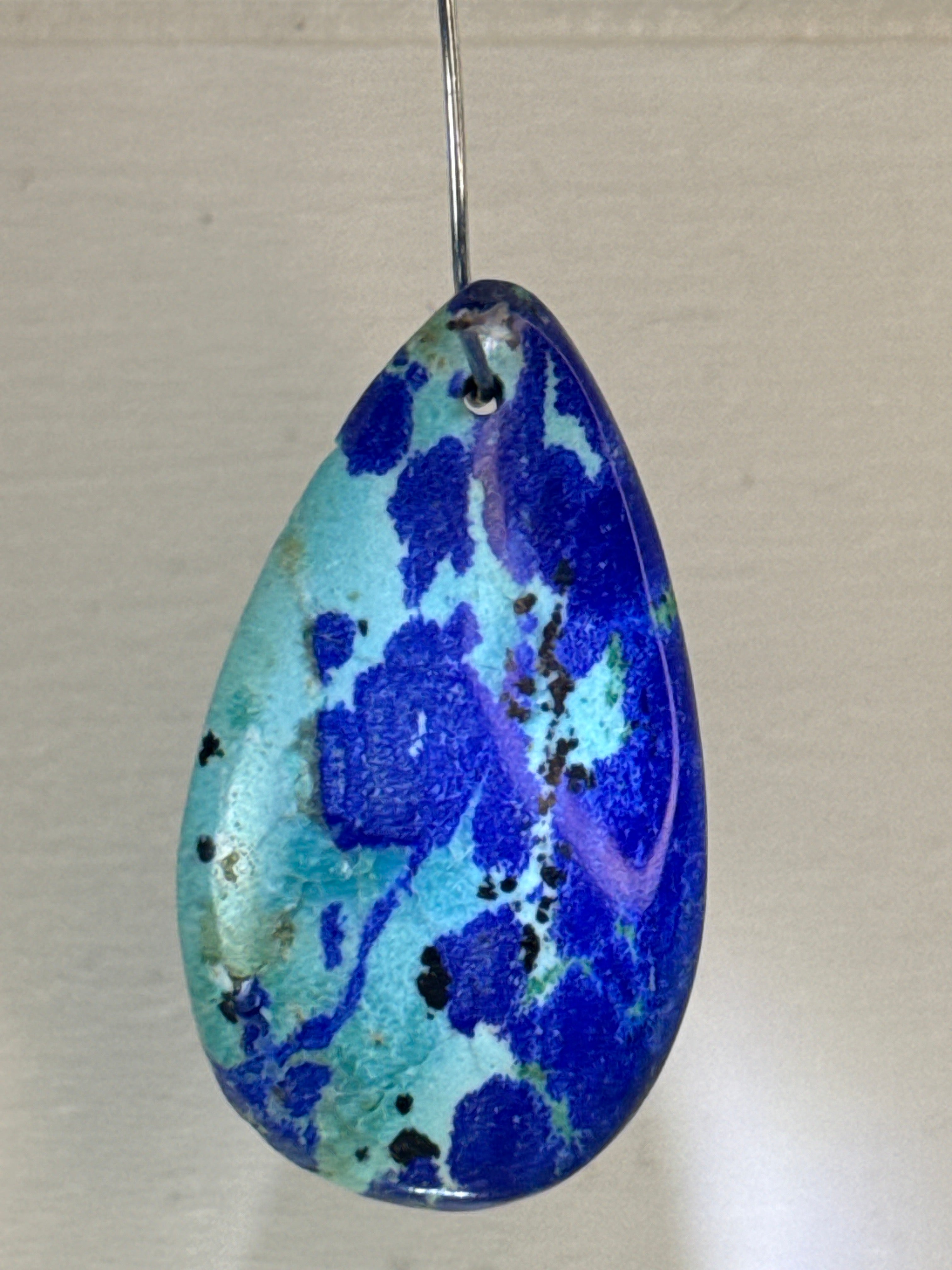 Azurite and Chrysocolla Pendant