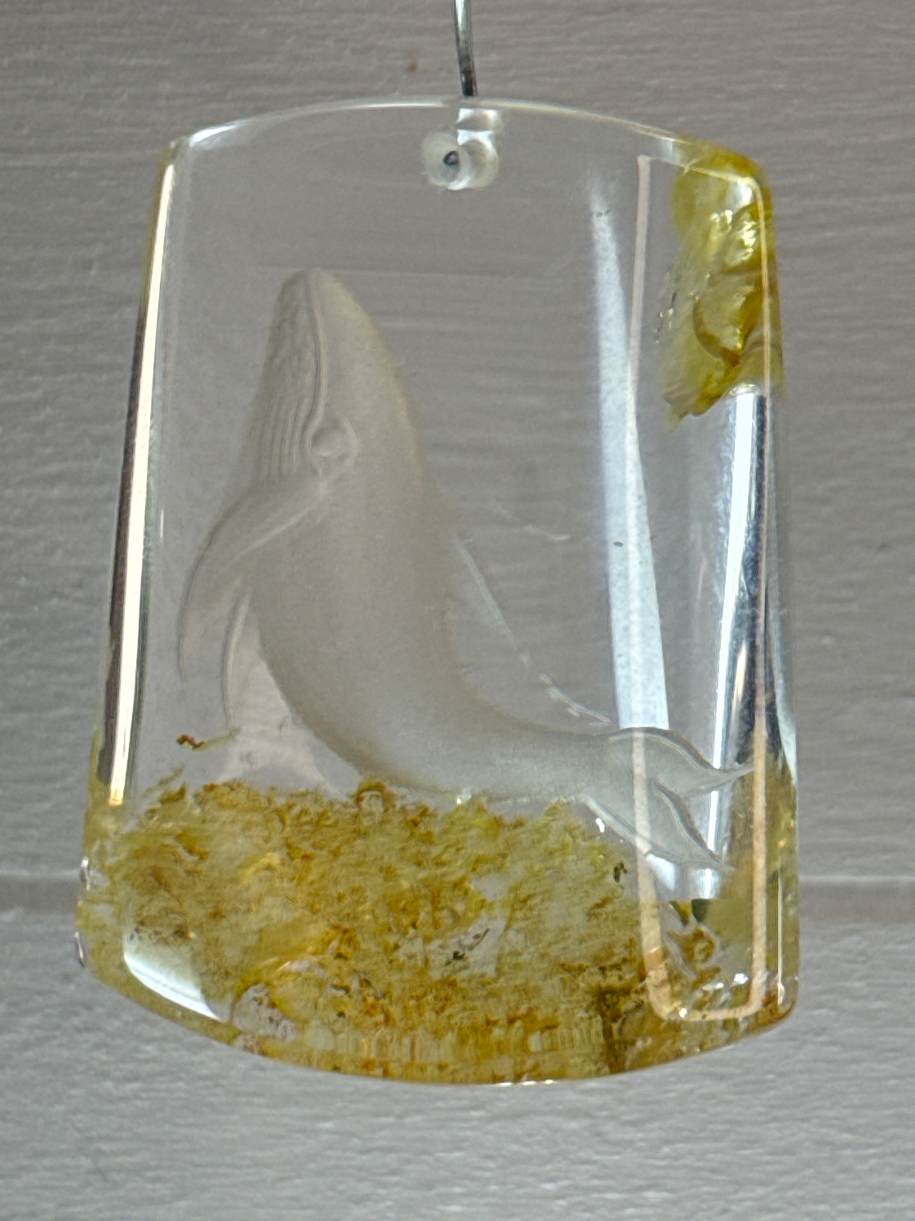 Carved Whale Pendant