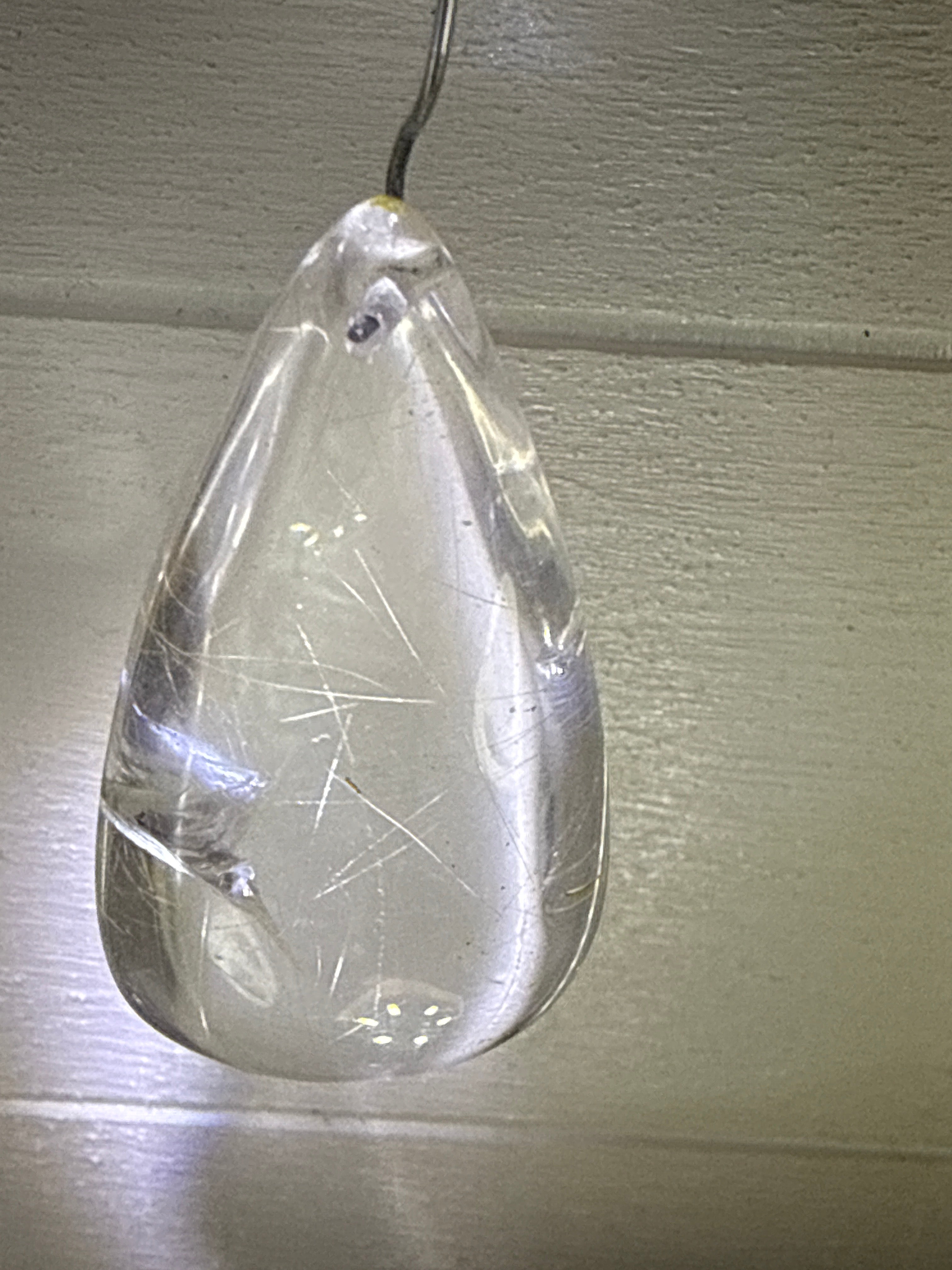 Gold Rutile Pendant