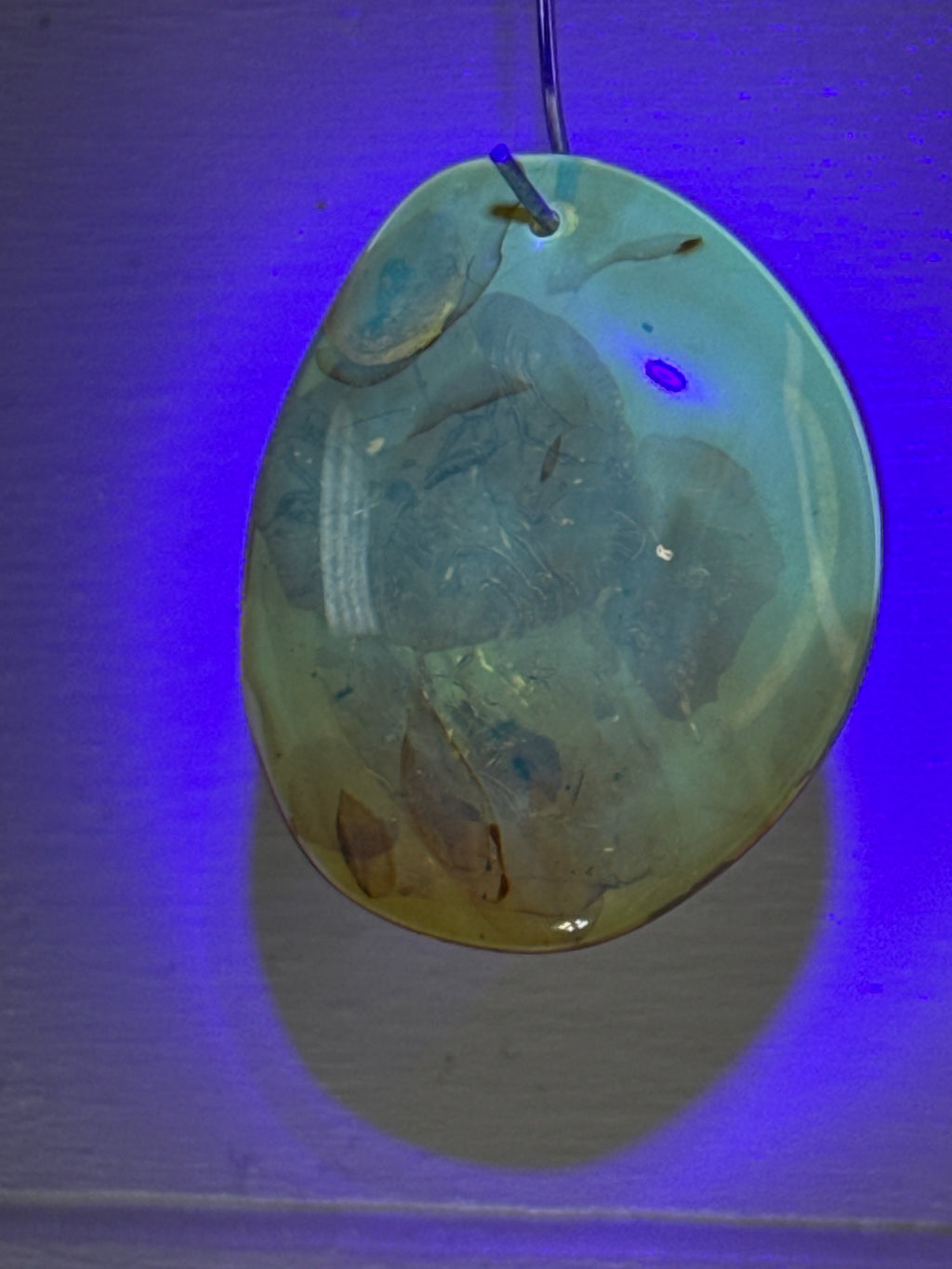 Flower Amber Pendant