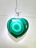Malachite Heart Pendant