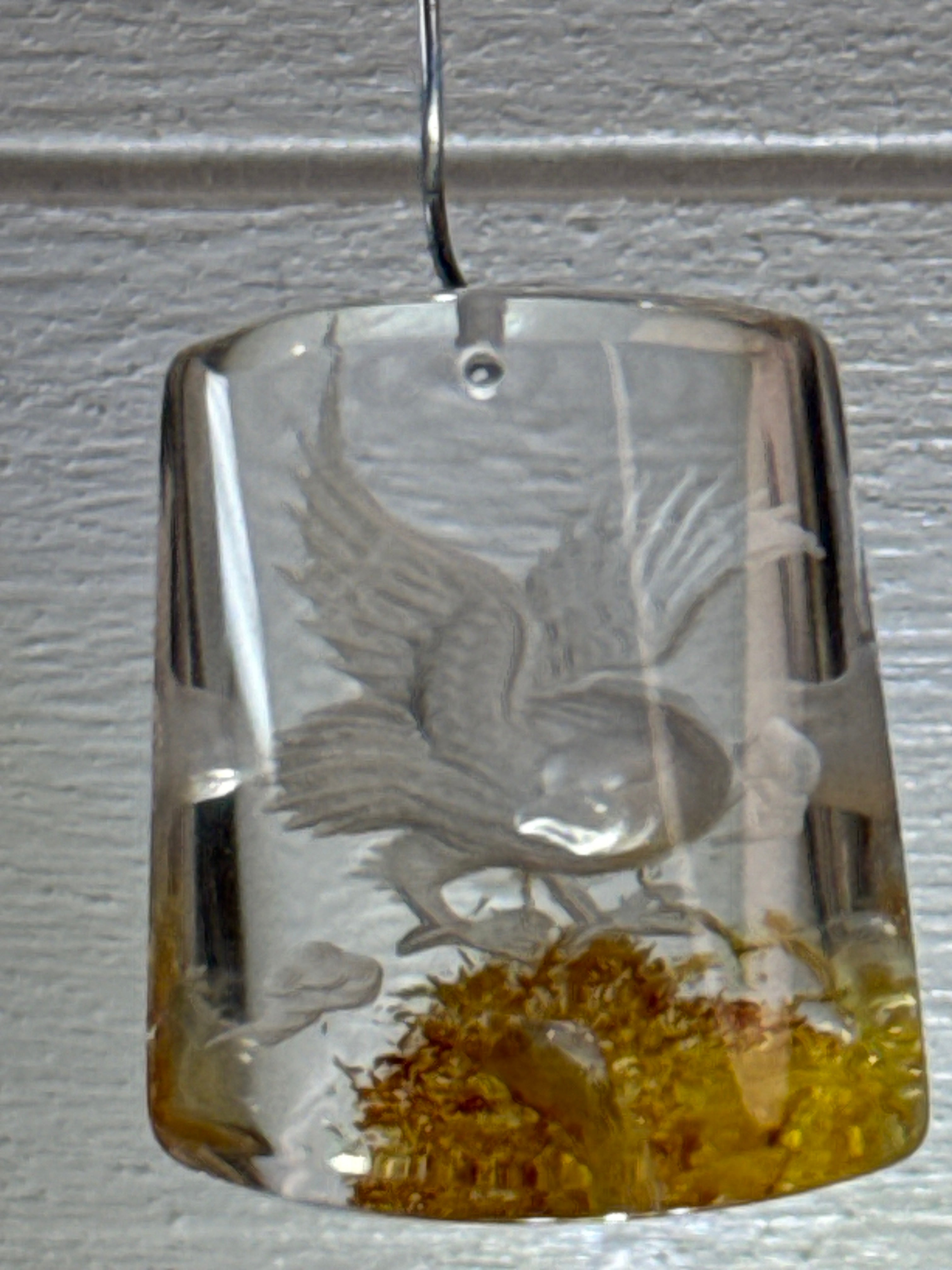 Carved Eagle Pendant