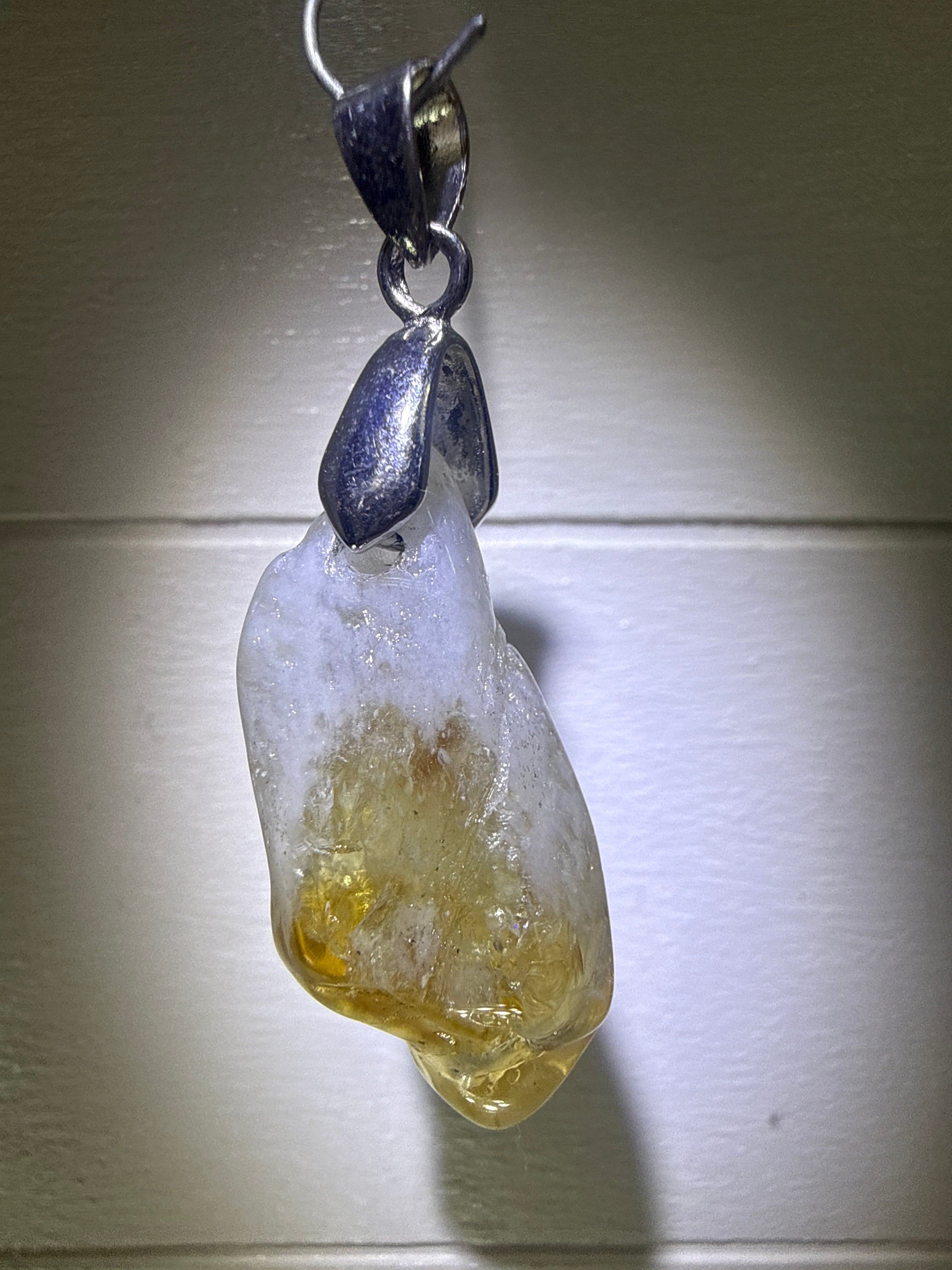 Heat Treated Amethyst Pendant