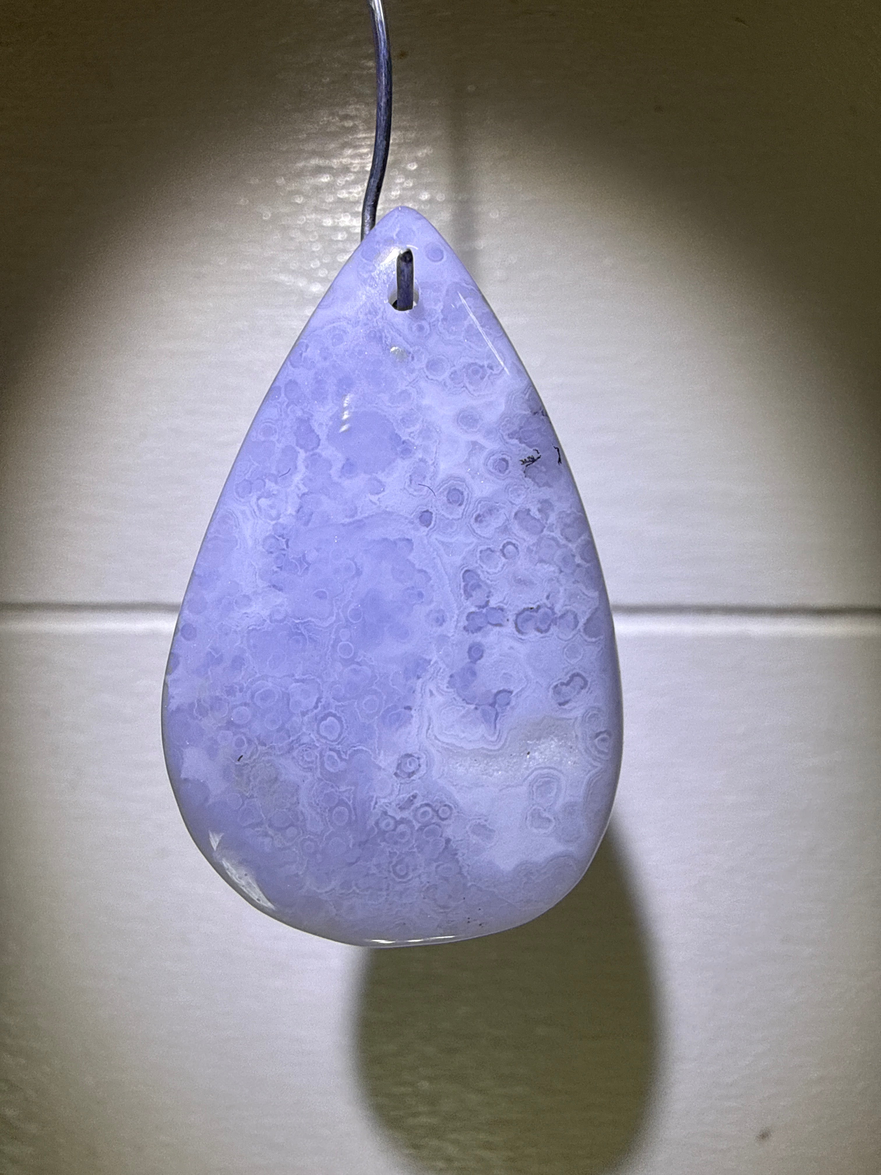 Blue Lace Agate Pendant