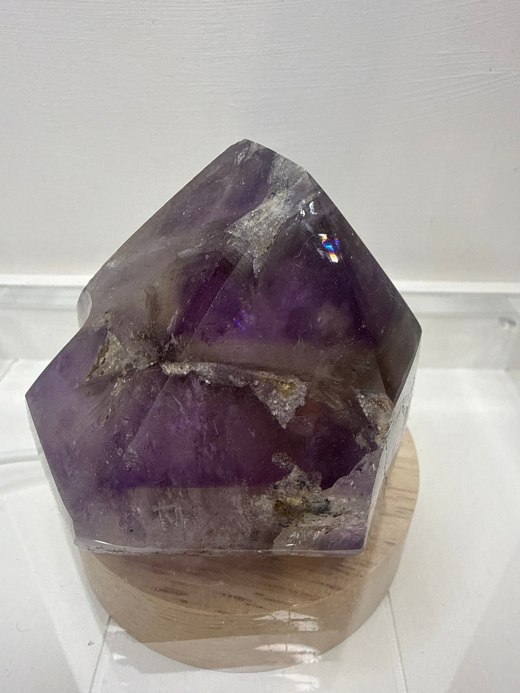 Amethyst and Smokey Quartz