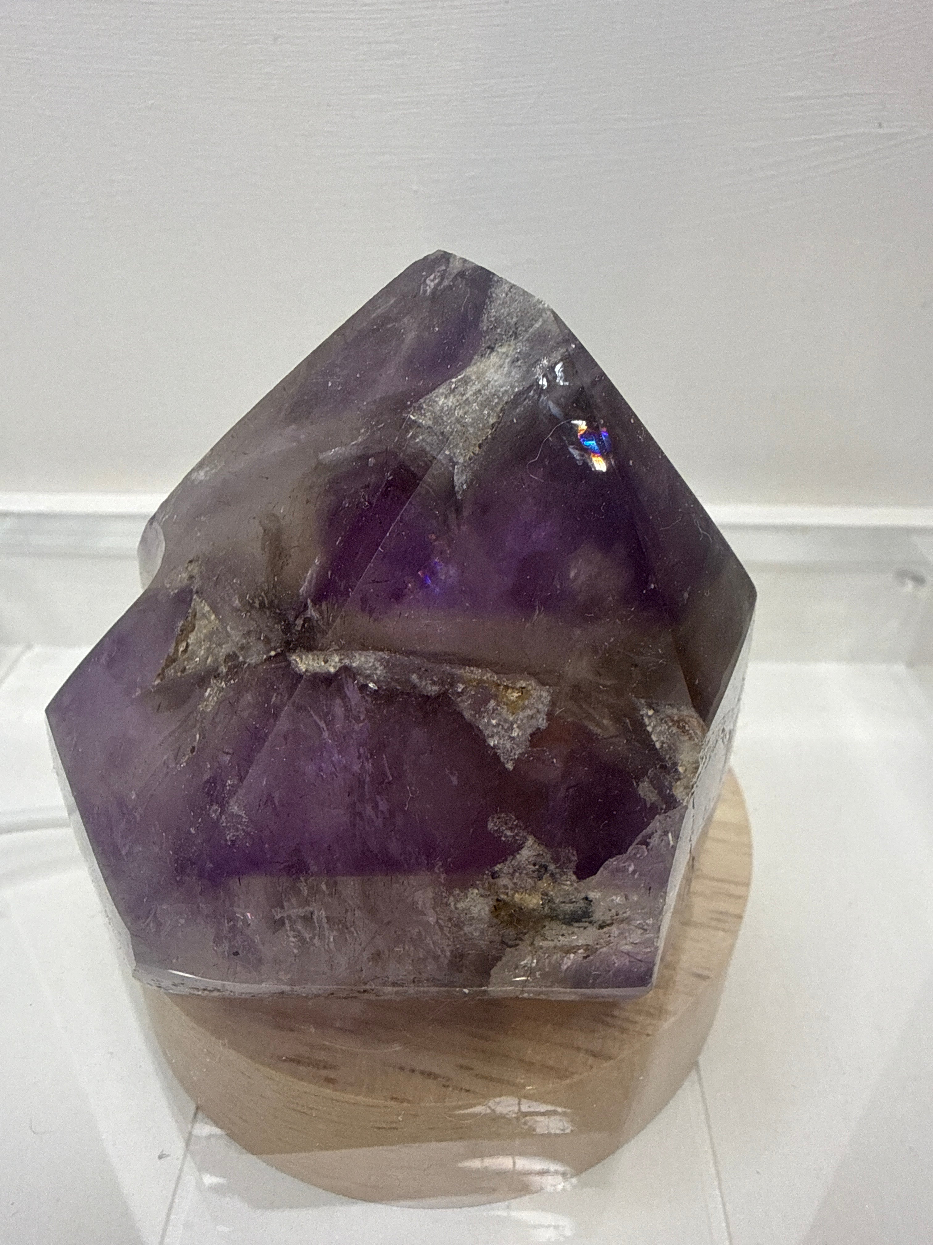 Amethyst and Smokey Quartz