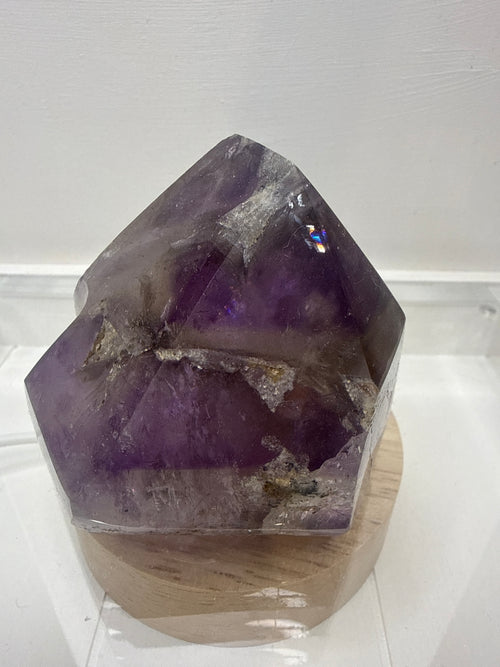 Amethyst and Smokey Quartz