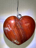 Red Jasper Heart Pendant