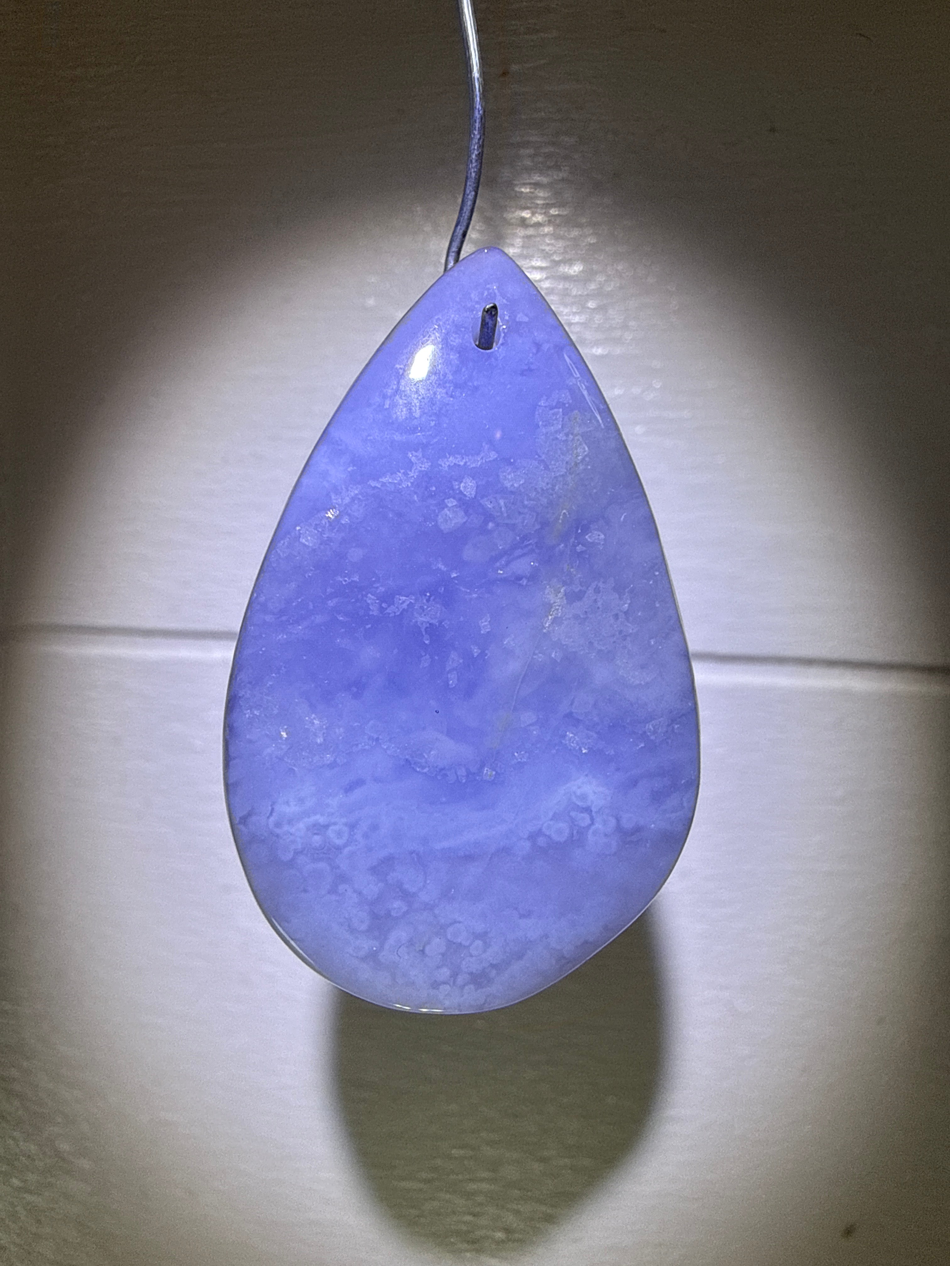 Blue Lace Agate Pendant