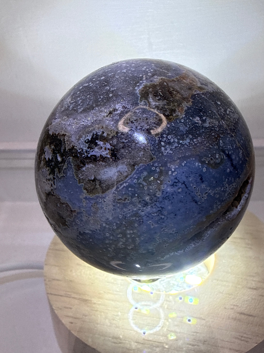 Ocean Jasper Druzy Sphere