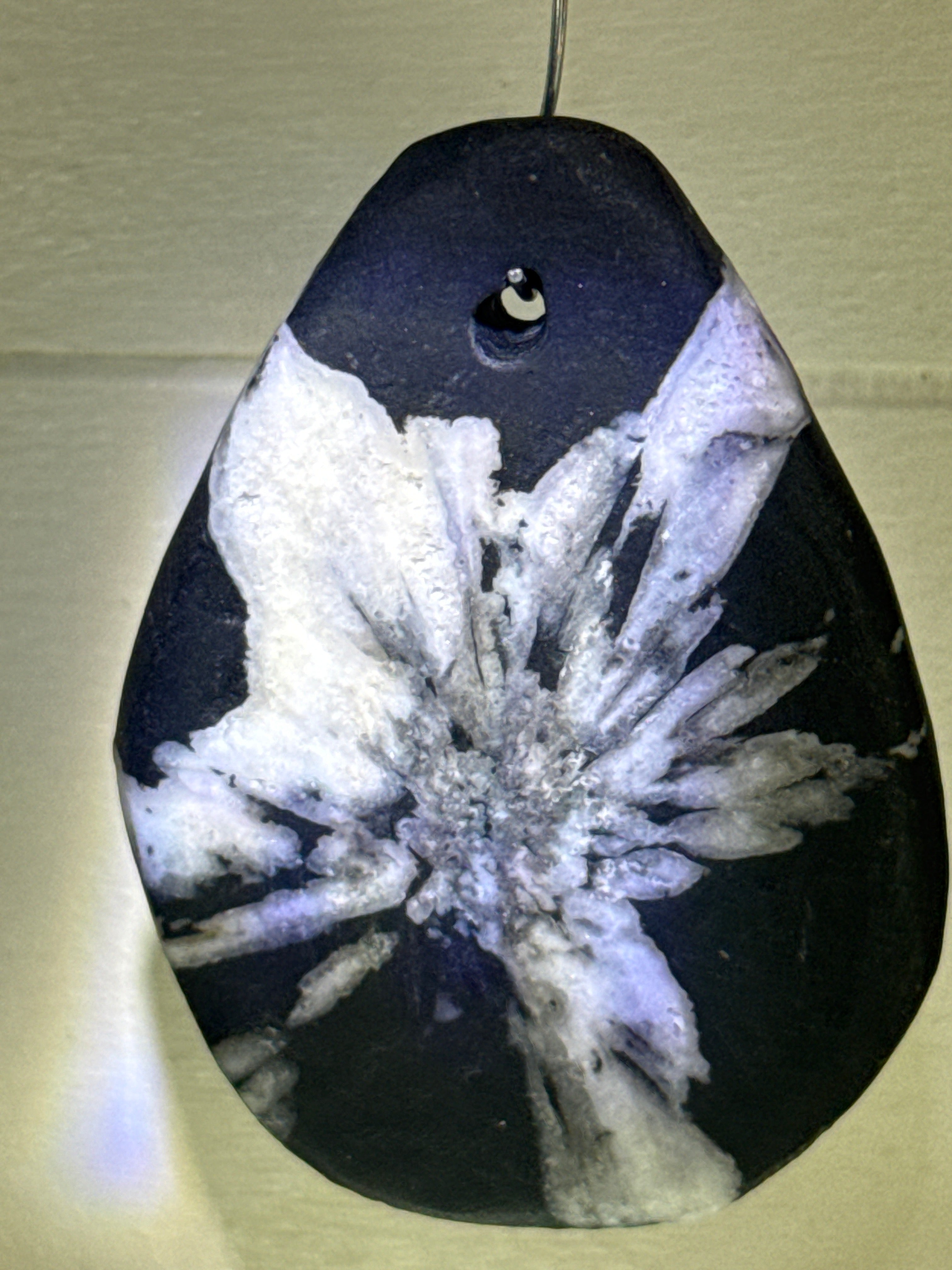 Chrysanthemum Stone Pendant