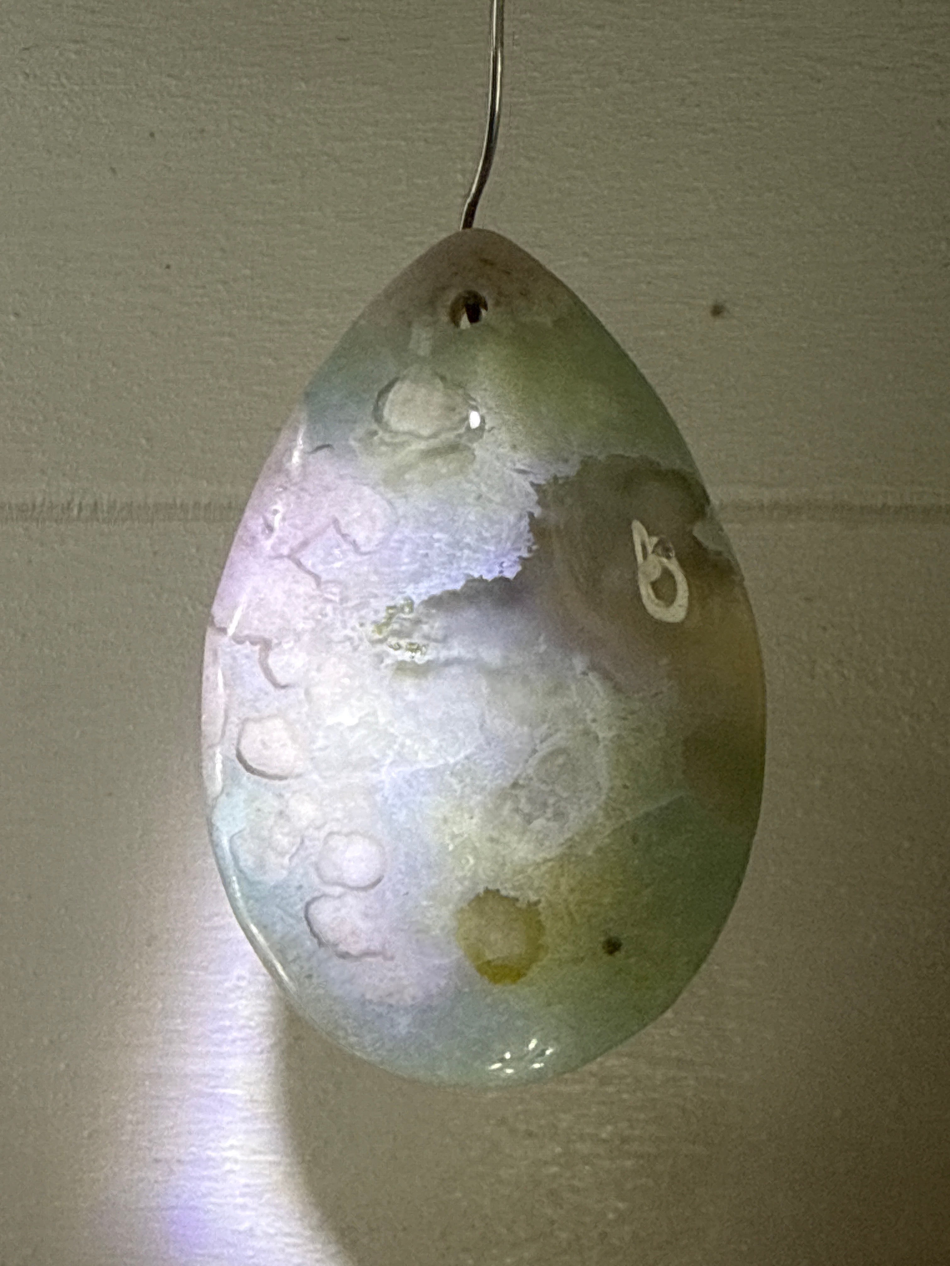 Flower Agate Pendant