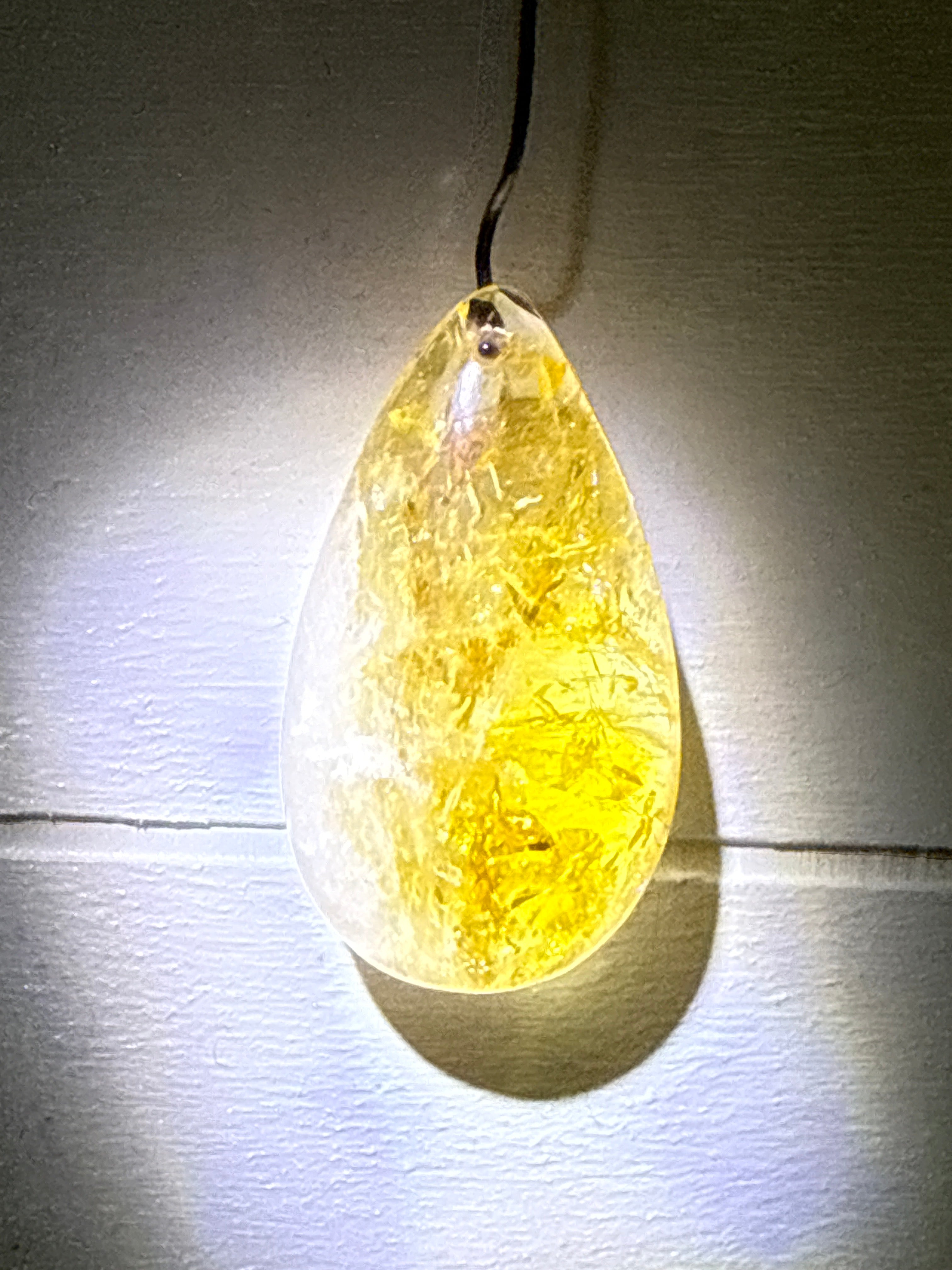 Heat Treated Amethyst Pendant