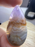 Amethyst with Mexican Lace Agate Pendant