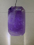 Faceted Dream Amethyst Pendant