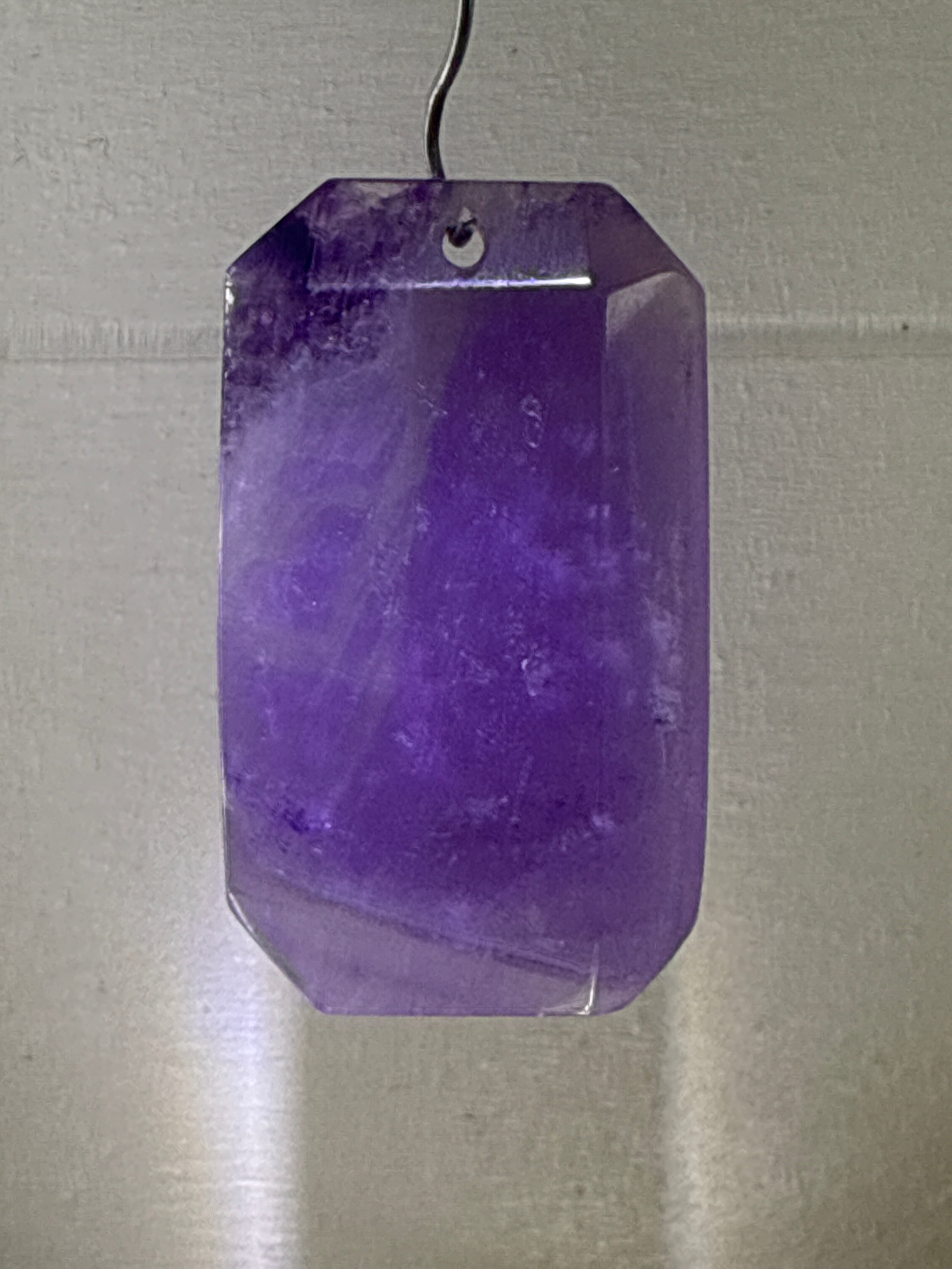 Faceted Dream Amethyst Pendant